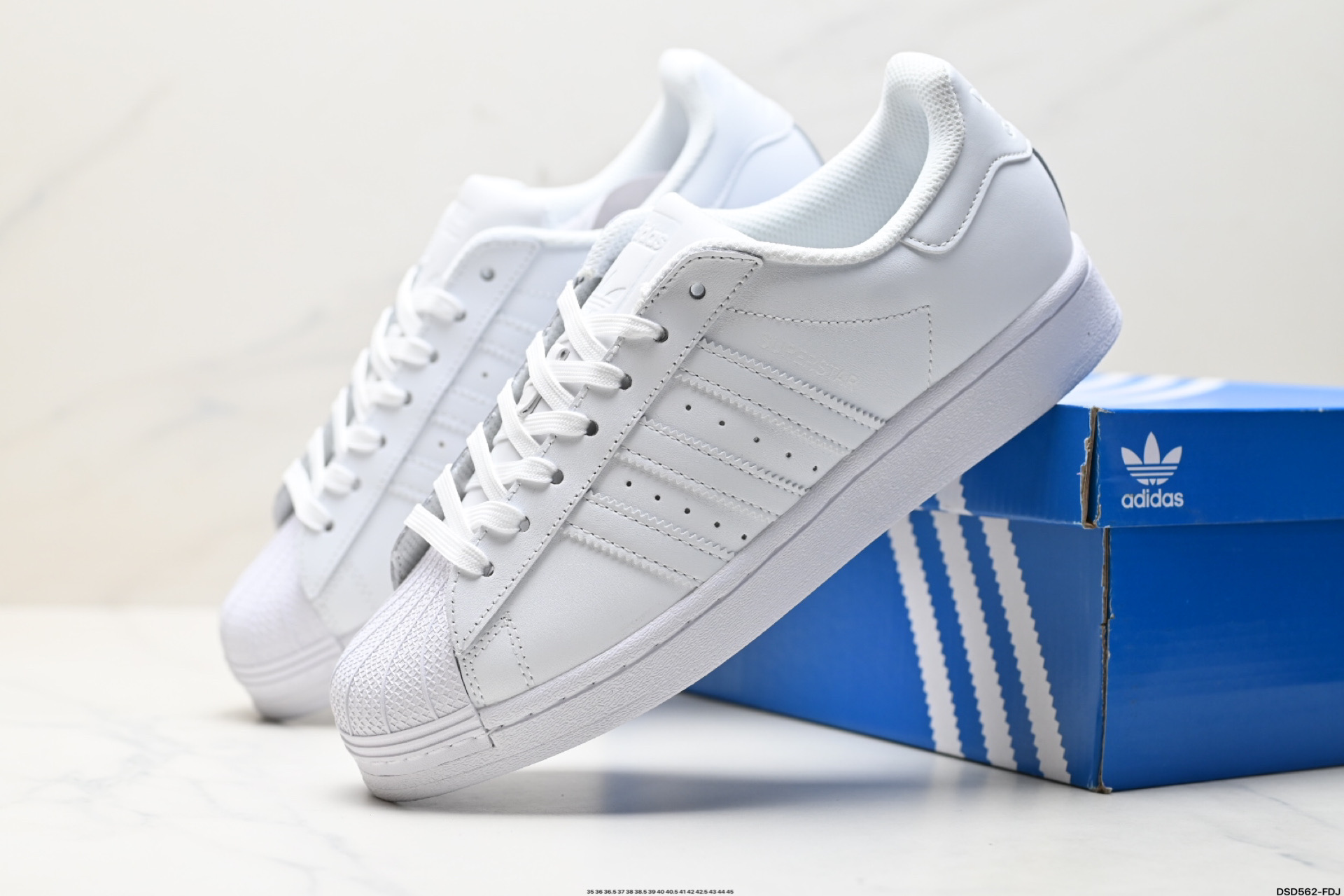 Adidas Originals Superstar Classic Low-Top Casual Sneakers CM8081 - White/Green 9 i1746033469356 1253 0 7