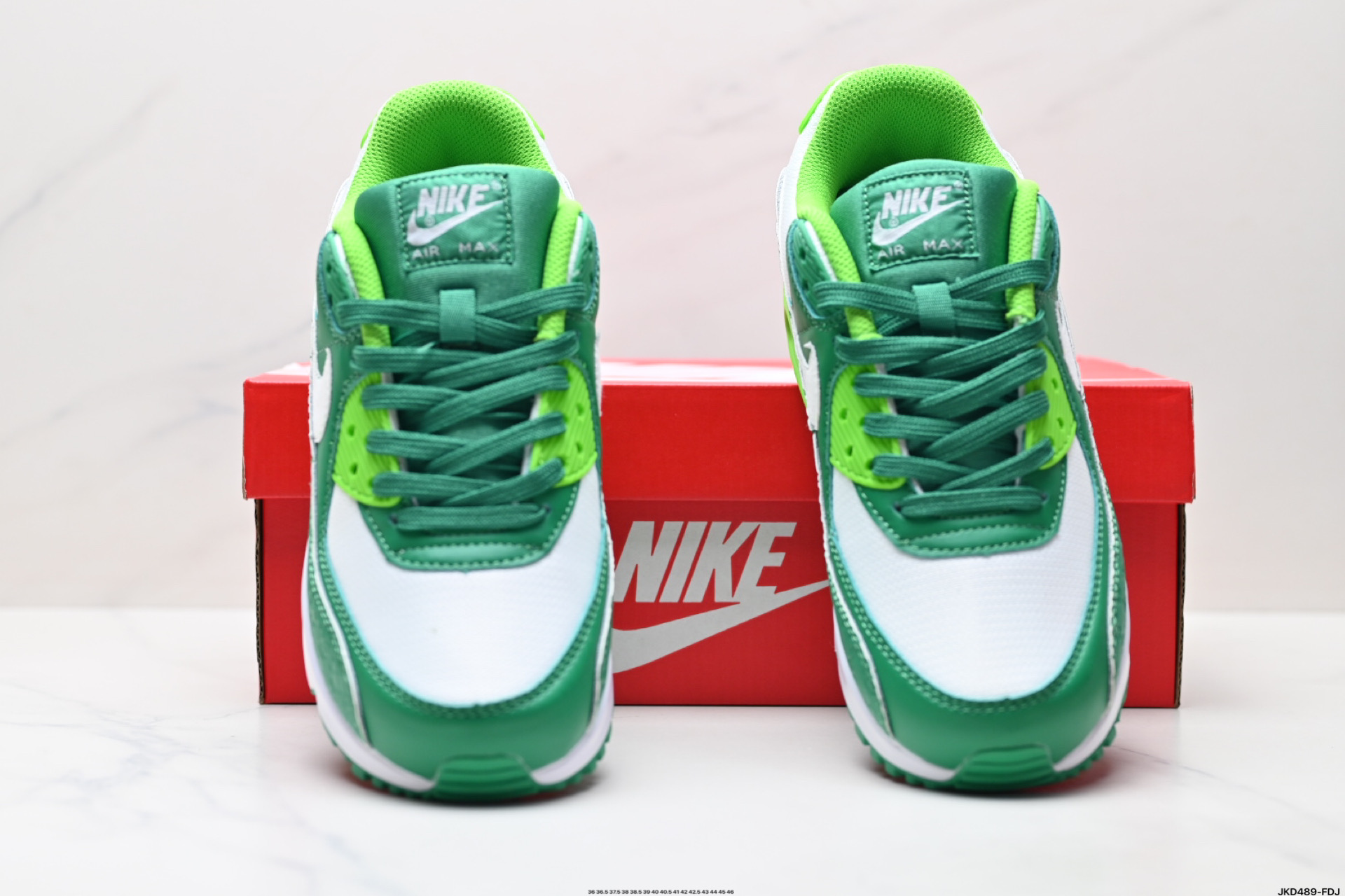 Nike Air Max 90: Zapatillas Retro con Amortiguación y Estilo, Verde y Blanco 8 i1746034608607 8857 0 6