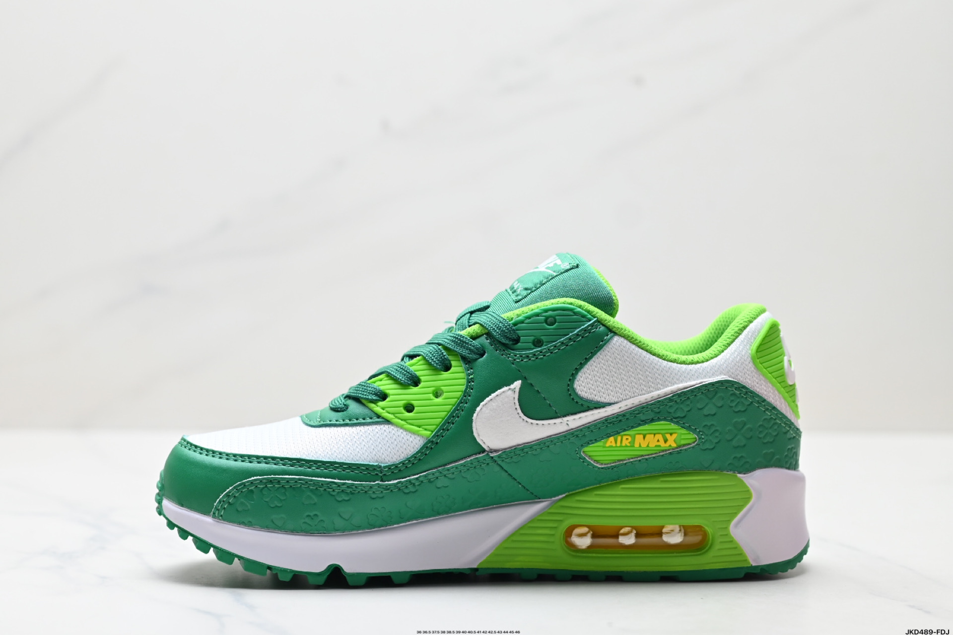 Nike Air Max 90: Zapatillas Retro con Amortiguación y Estilo, Verde y Blanco 4 i1746034610221 1655 0 2