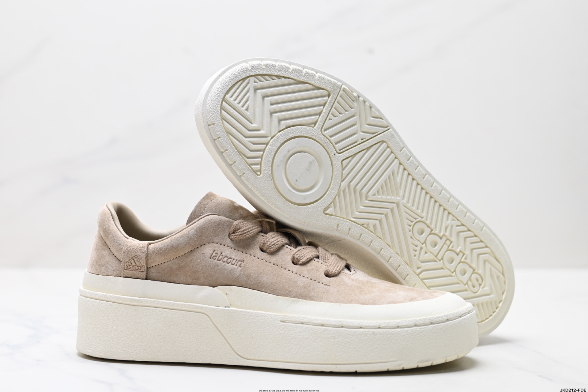 Adidas LABCOURT Suede Leather Low-Top Platform Sneakers Casual Shoes 7 i1746198505750 1758 0 4