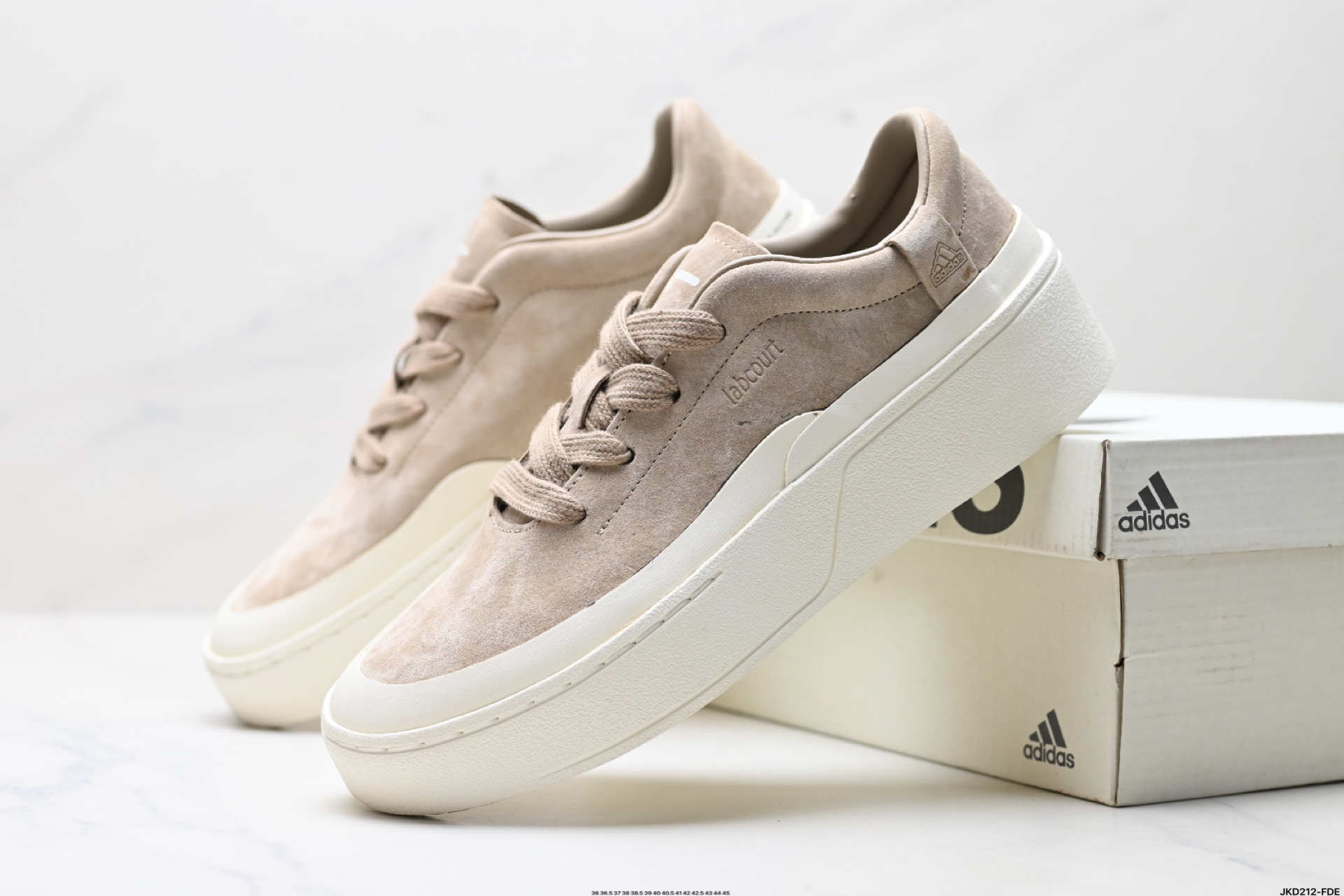 Adidas LABCOURT Suede Leather Low-Top Platform Sneakers Casual Shoes 6 i1746198507563 250 0 7