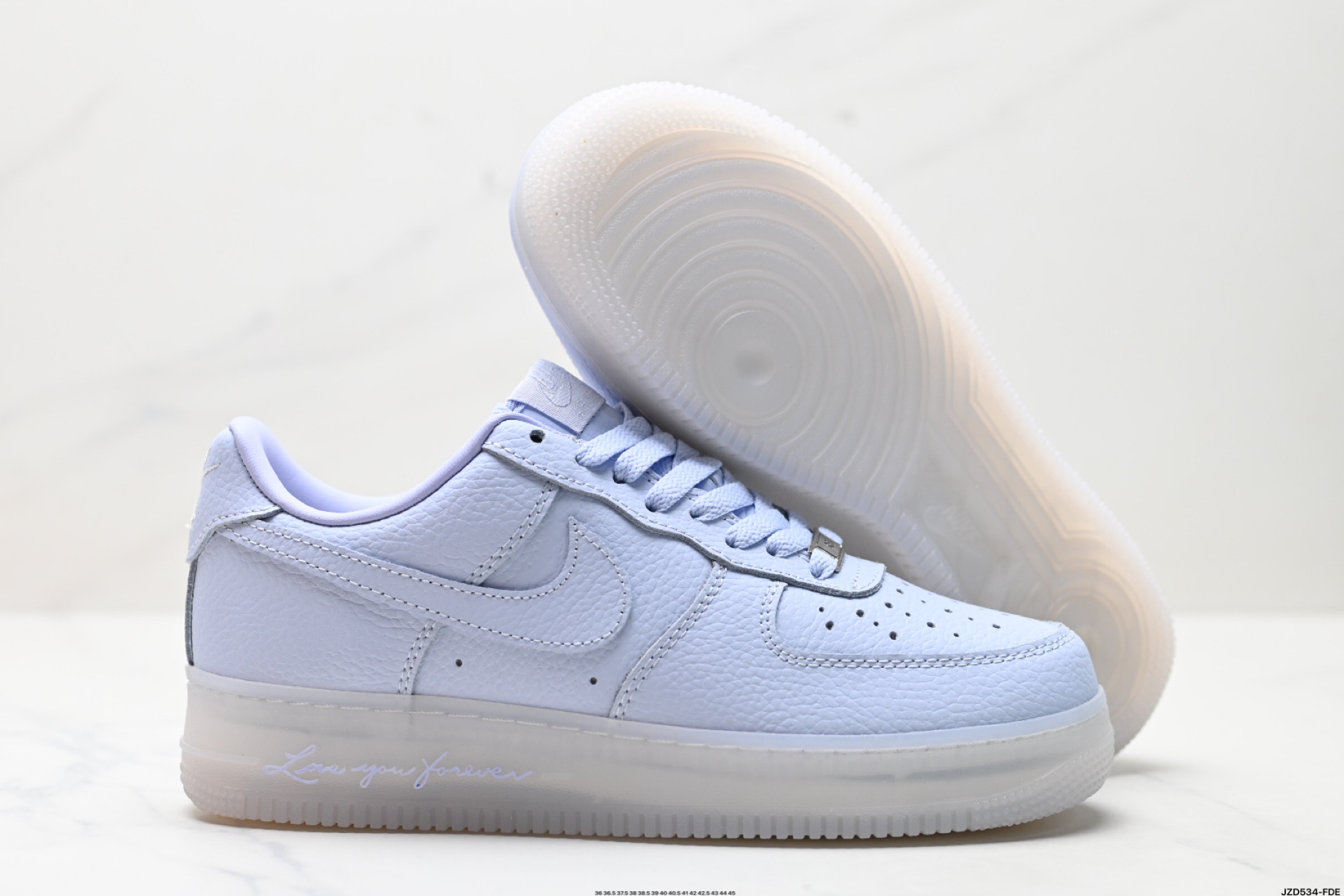 Nike Air Force 1 '07 Low-Top Casual Sneakers - Light Blue, All-Day Comfort 6 i1746200002045 7229 0 4