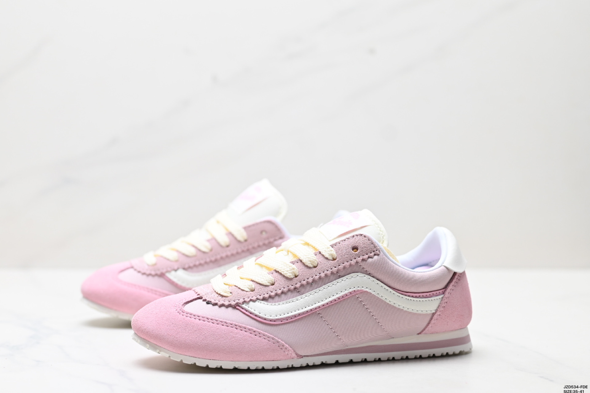 Vans Super Lowpro Pink Retro Thin Bottom T-Toe Sneakers Women's Size 36-41 5 i1746201195152 7839 0 3