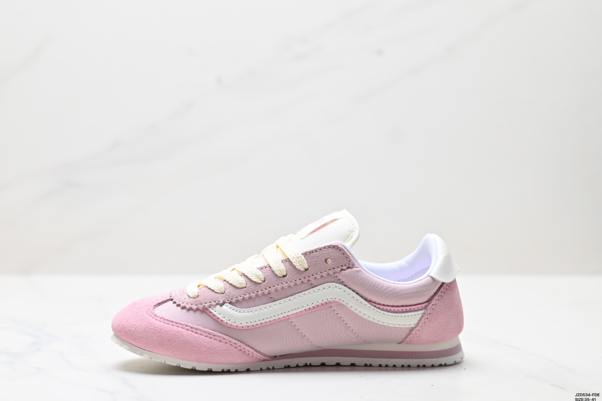 Vans Super Lowpro Pink Retro Thin Bottom T-Toe Sneakers Women's Size 36-41 4 i1746201198601 7520 0 2