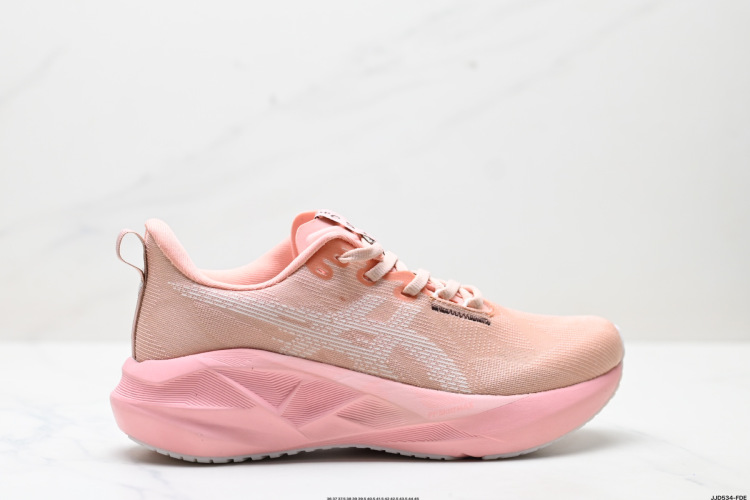 נעלי ריצה קלות משקל Asics NOVABLAST 5 LE - ורוד אפרסק 1 נעלי ריצה קלות משקל Asics NOVABLAST 5 LE – ורוד אפרסק