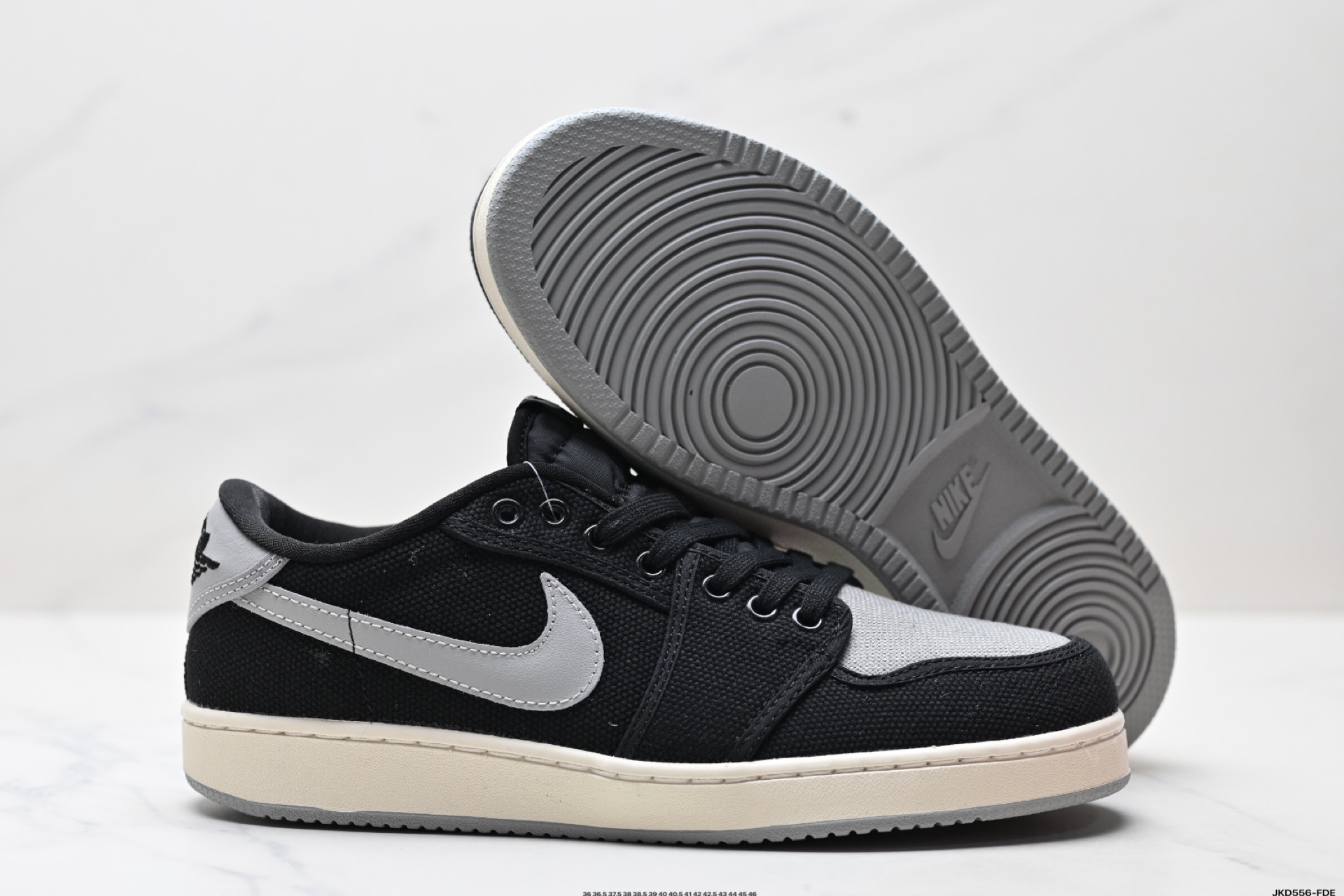Nike Air Jordan 1 Low Black/Grey Casual Sneakers - Comfortable and Stylish 6 i1746203072870 2742 0 4