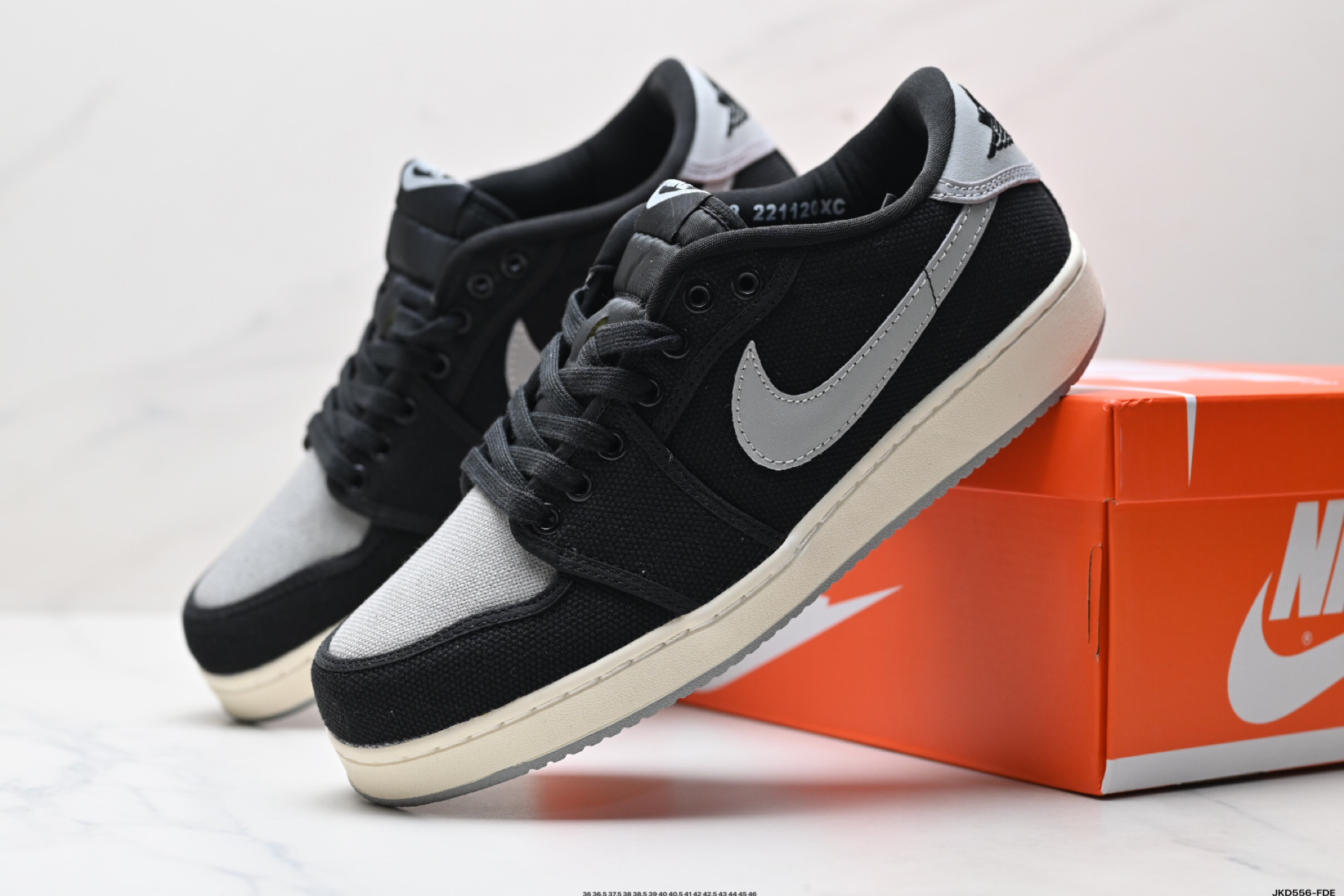Nike Air Jordan 1 Low Black/Grey Casual Sneakers - Comfortable and Stylish 9 i1746203072871 9498 0 7