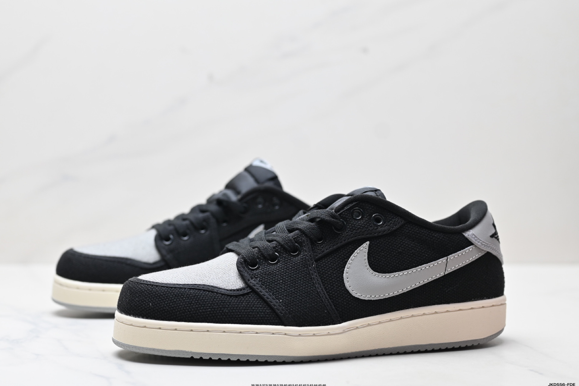 Nike Air Jordan 1 Low Black/Grey Casual Sneakers - Comfortable and Stylish 5 i1746203074833 1725 0 3