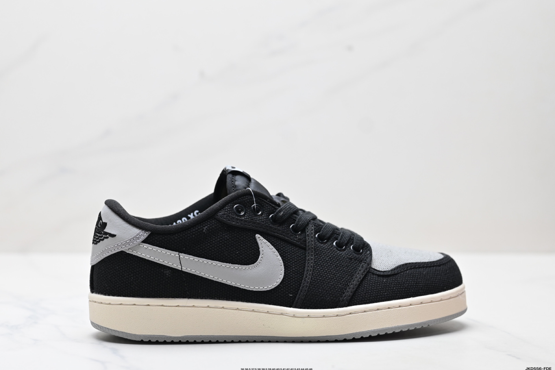Nike Air Jordan 1 Low Black/Grey Casual Sneakers - Comfortable and Stylish 2 i1746203074852 5071 0 0
