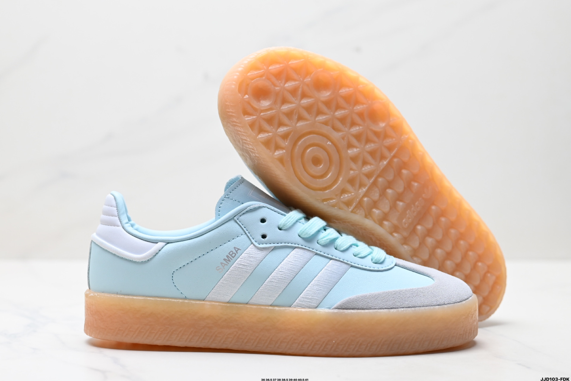 Adidas Originals Sambae Low-Top Sneakers - Light Blue, Casual, and Stylish 4 i1746288587629 172 0 4