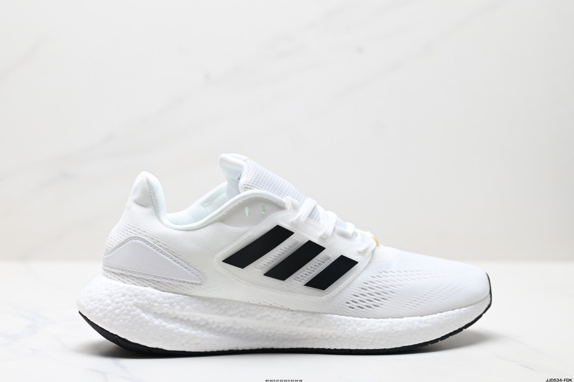 Adidas PureBOOST 22 H.RDY White/Black Men's Running Shoes - Breathable Knit Upper 2 i1746289842977 6285 0 0