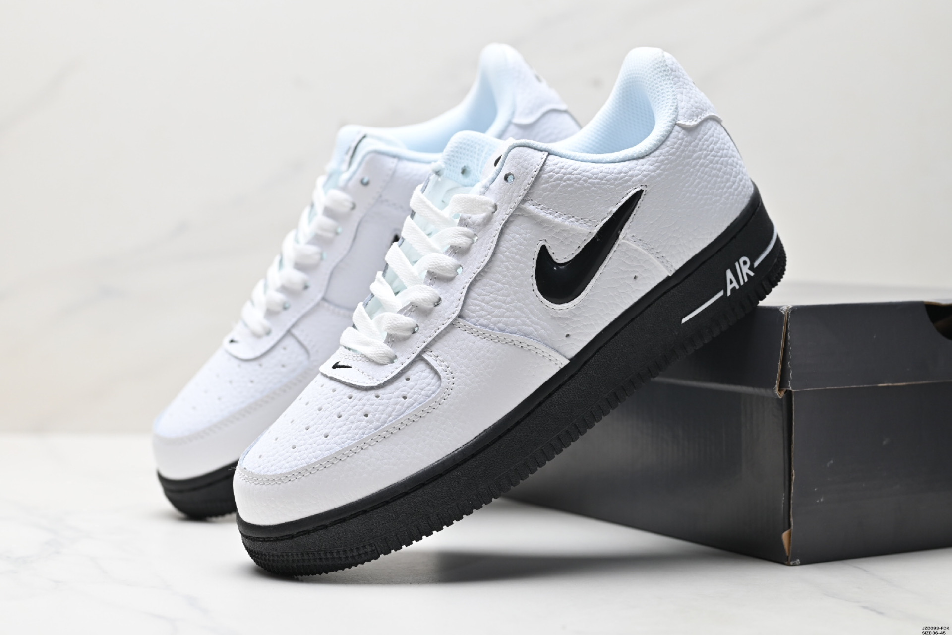 Nike Air Force 1 '07 Low-Top Casual Shoes - White/Black, HV3876-077 3 i1746290076038 8960 0 7