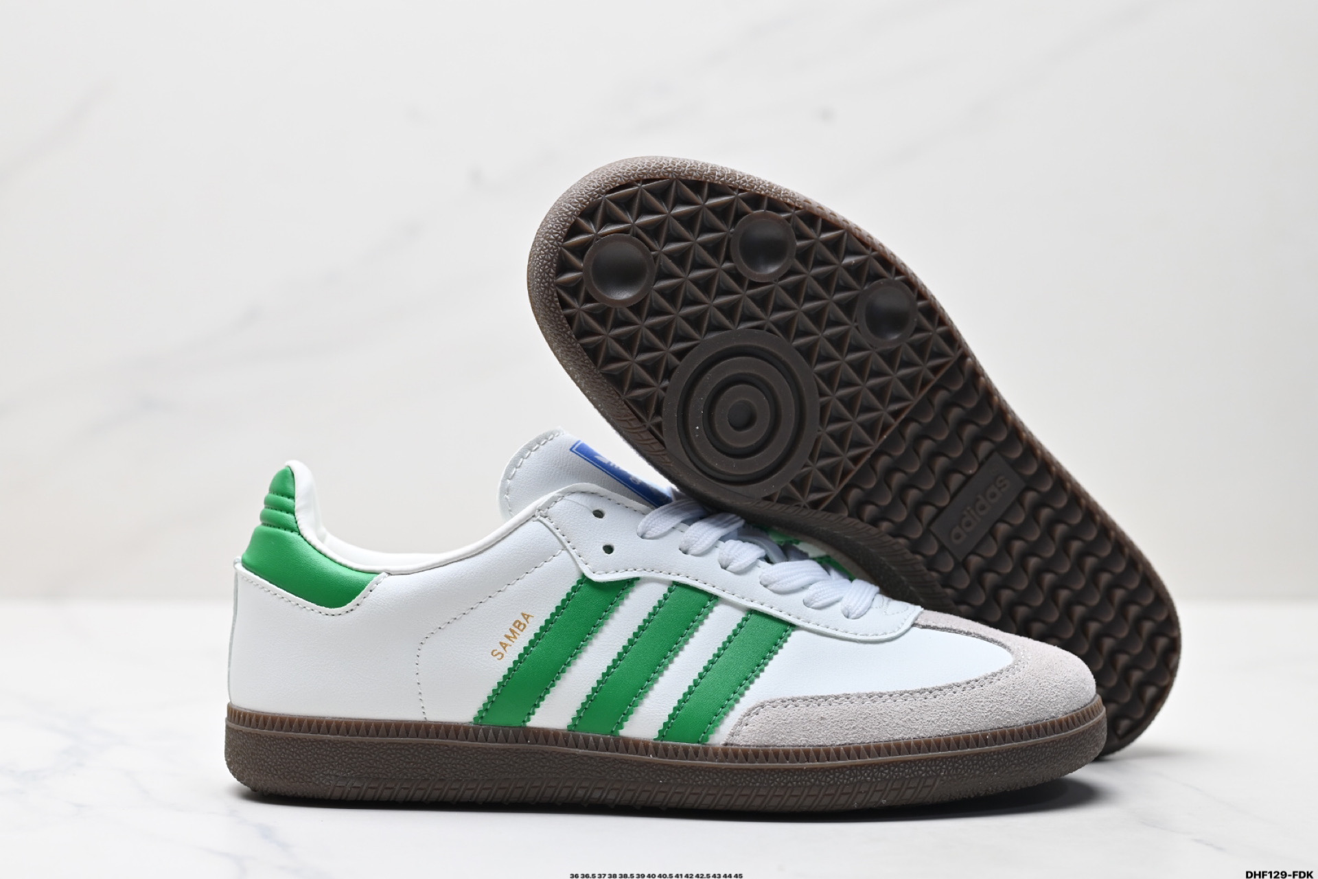 💰120
真标✅阿迪达斯三叶草Adidas Originals Samba 桑巴舞系列绅士德训足球风百搭低帮休闲运动板鞋
货号:B75806
尺码:36 36.5 37 38 38.5 39 40 40.5 41 42 42.5 43 44 45
ID:DHF129-FDK