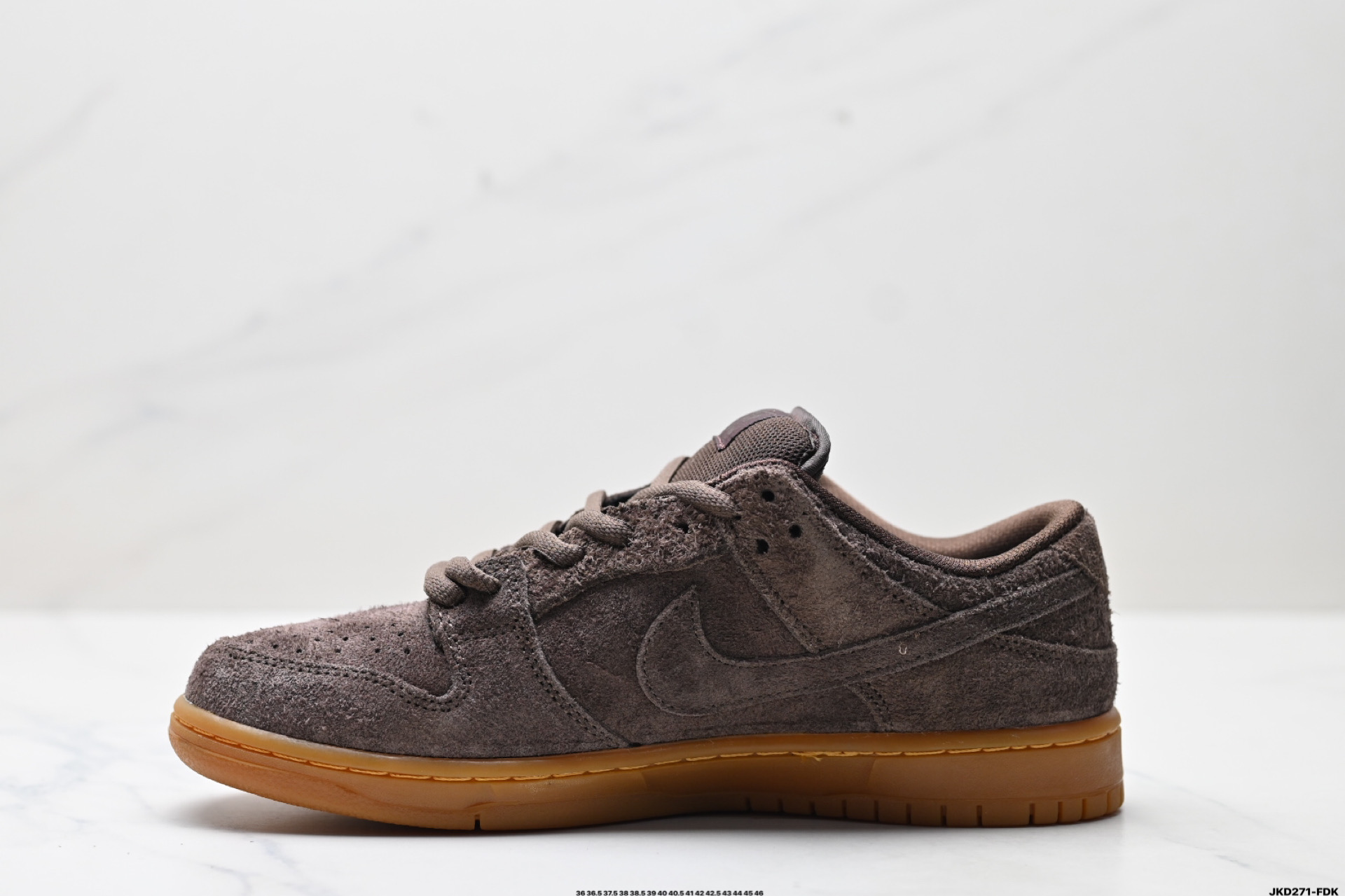 Nike Dunk Low Retro Low-Top Sneakers - Brown Suede Skateboarding Shoes 4 i1746290280474 9490 0 2
