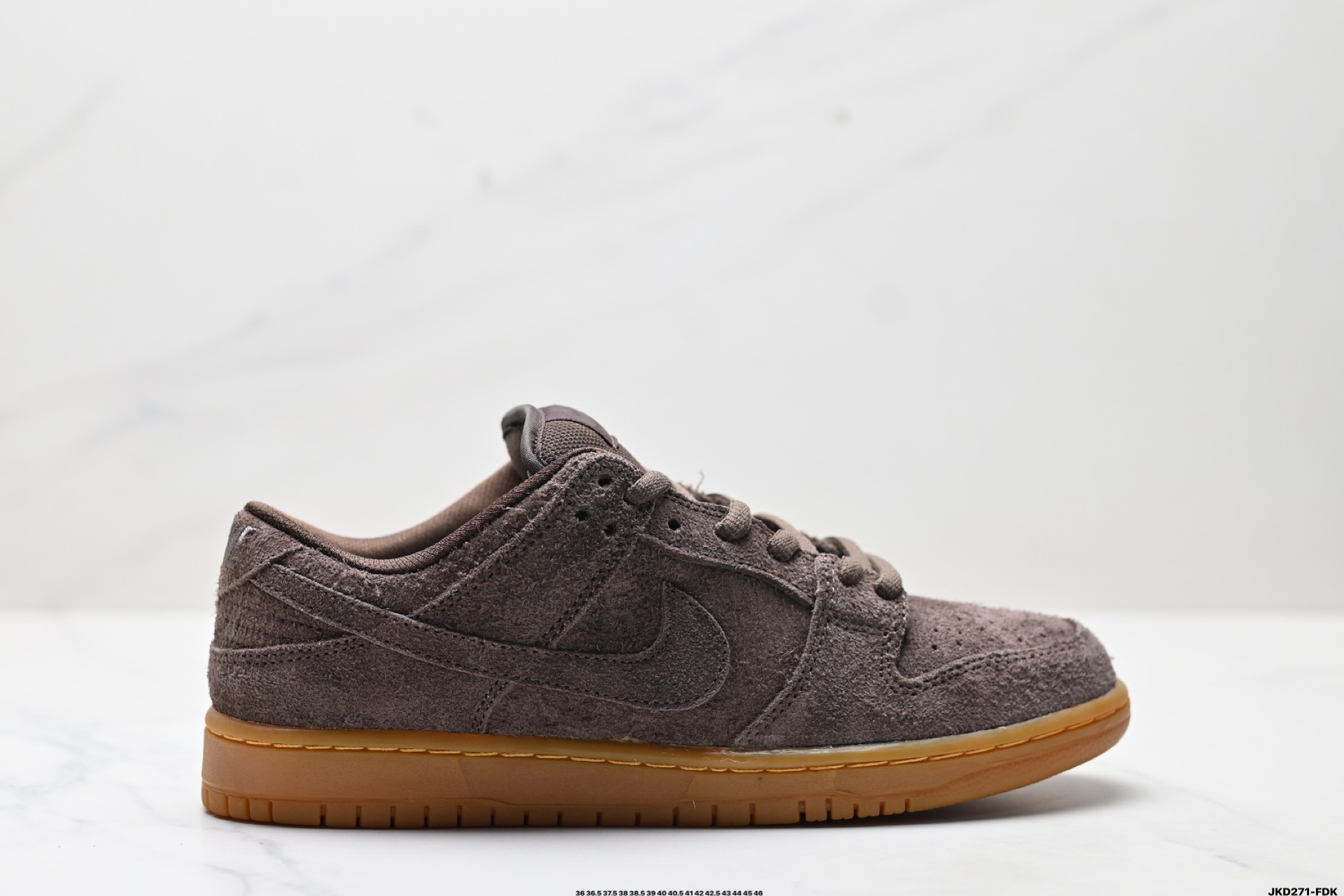 Nike Dunk Low Retro Low-Top Sneakers - Brown Suede Skateboarding Shoes 2 i1746290281789 9167 0 0