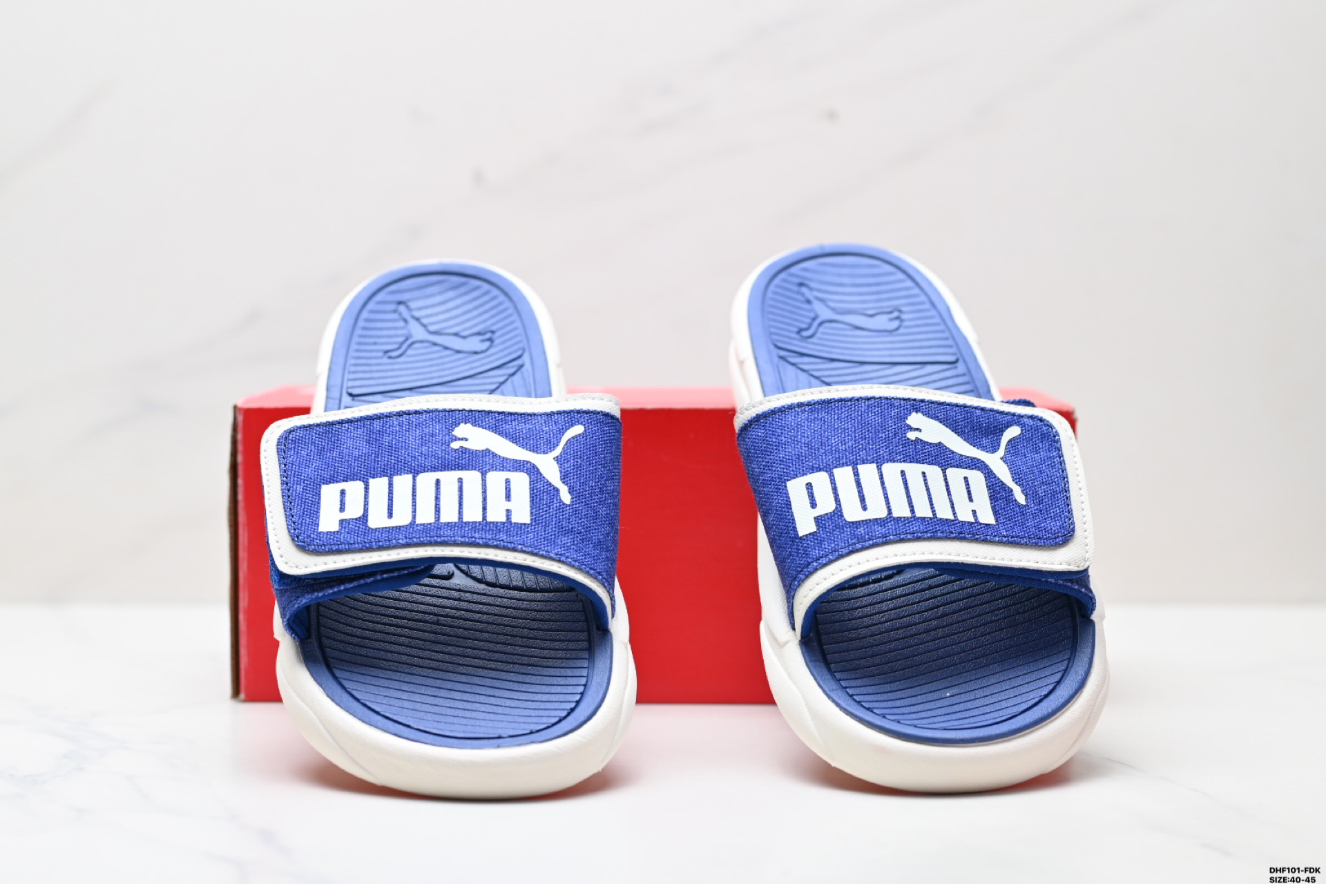 PUMA Royalcat Comfort Denim Sandals - Breathable & Comfortable Slides 5 i1746290657130 3266 0 3
