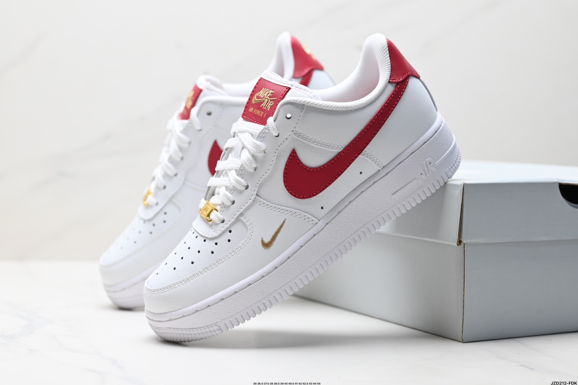 Nike Air Force 1 '07 Low Casual Sneakers - White/Red - CZ0270-104 2 i1746290748951 6499 0 7