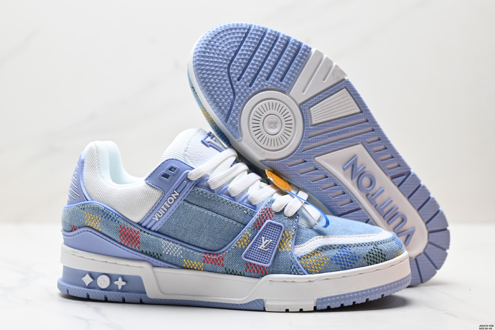 Louis Vuitton Trainer Sneaker Low Casual Shoes, Stylish and Versatile 6 i1746291453973 124 0 4