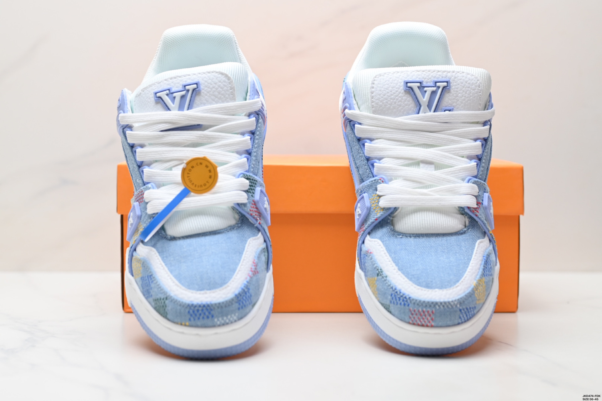 Louis Vuitton Trainer Sneaker Low Casual Shoes, Stylish and Versatile 8 i1746291455410 8774 0 6