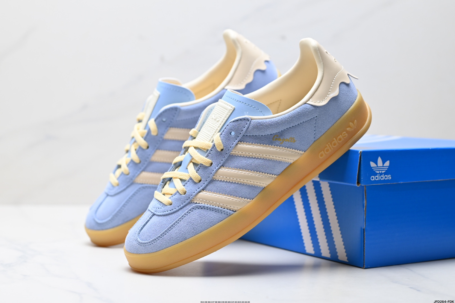 180 阿迪达斯Adidas Originals Gazelle Indoor三叶草男女复古运动轻便休闲板鞋 JR8029