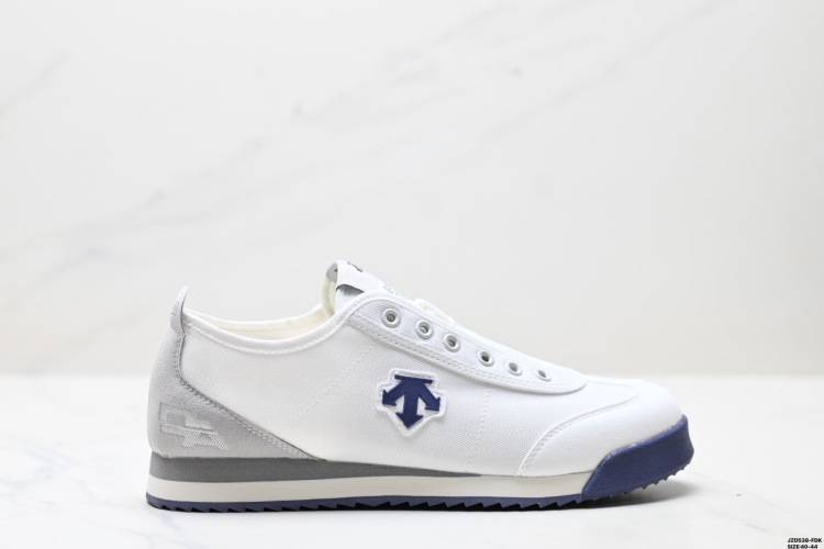 Descente CHRON Retro Canvas Sneakers - Unisex, Sizes 40-44 1 Descente CHRON Retro Sneakers – Unisex Canvas Shoes – Vintage Style