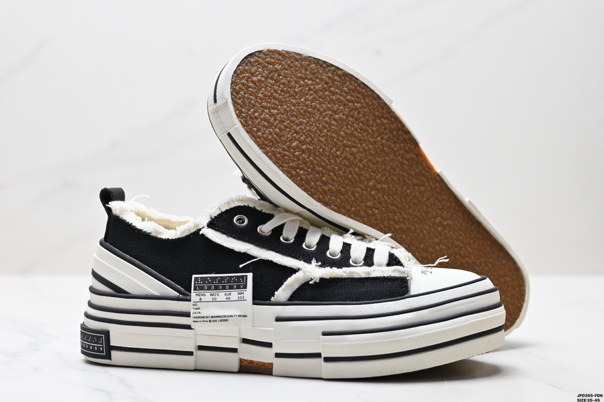 xVESSEL Wu Jianhao Handmade Vulcanized Canvas Shoes - Stylish and Unique 6 i1746292215985 7065 0 4