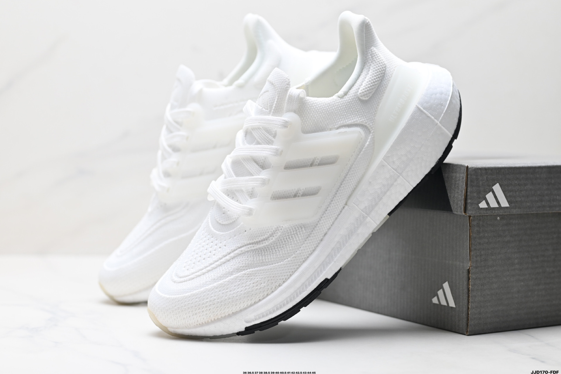 Adidas Ultraboost Light Black Running Shoes - IE1768, Cushioned, Breathable Knit 3 i1746376566463 9032 0 7