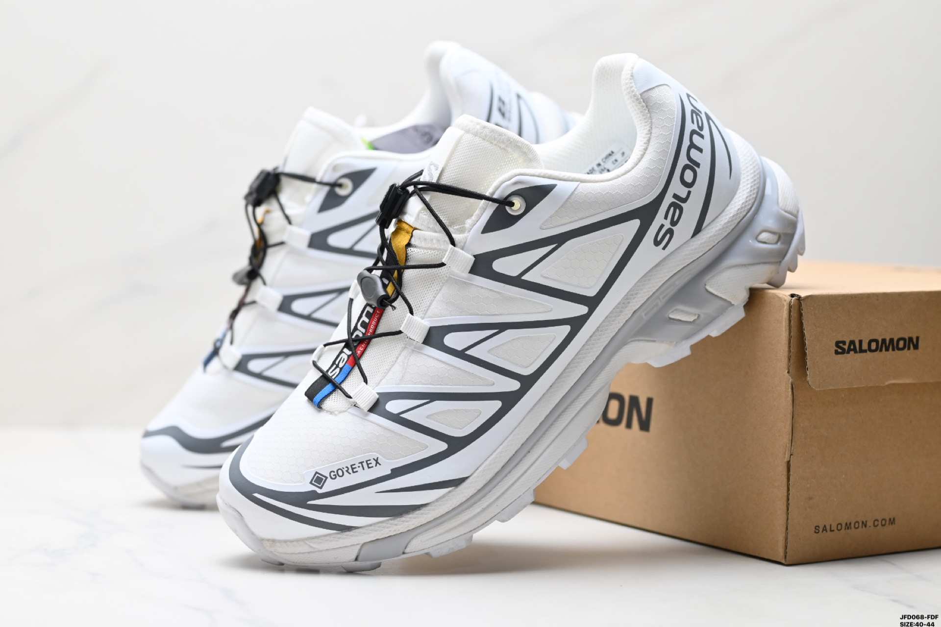 Salomon XA PRO XT-6 EXPANSE Trail Running Shoes - Black, White, and Teal 3 i1746377590258 5256 0 7