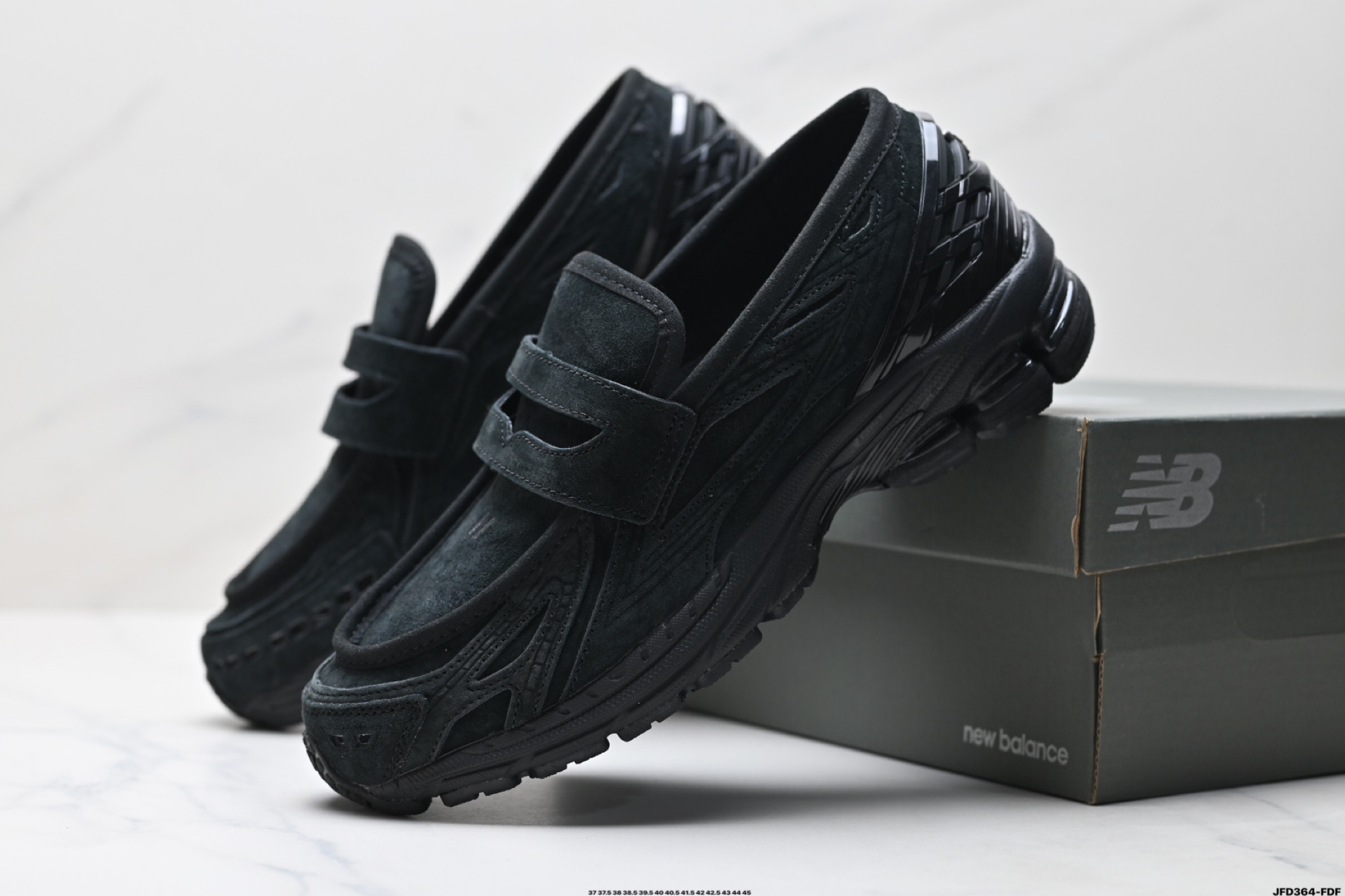 New Balance 1906L Black Suede Loafers Shock Absorption Anti-slip Casual Shoes 9 i1746377740696 1750 0 7