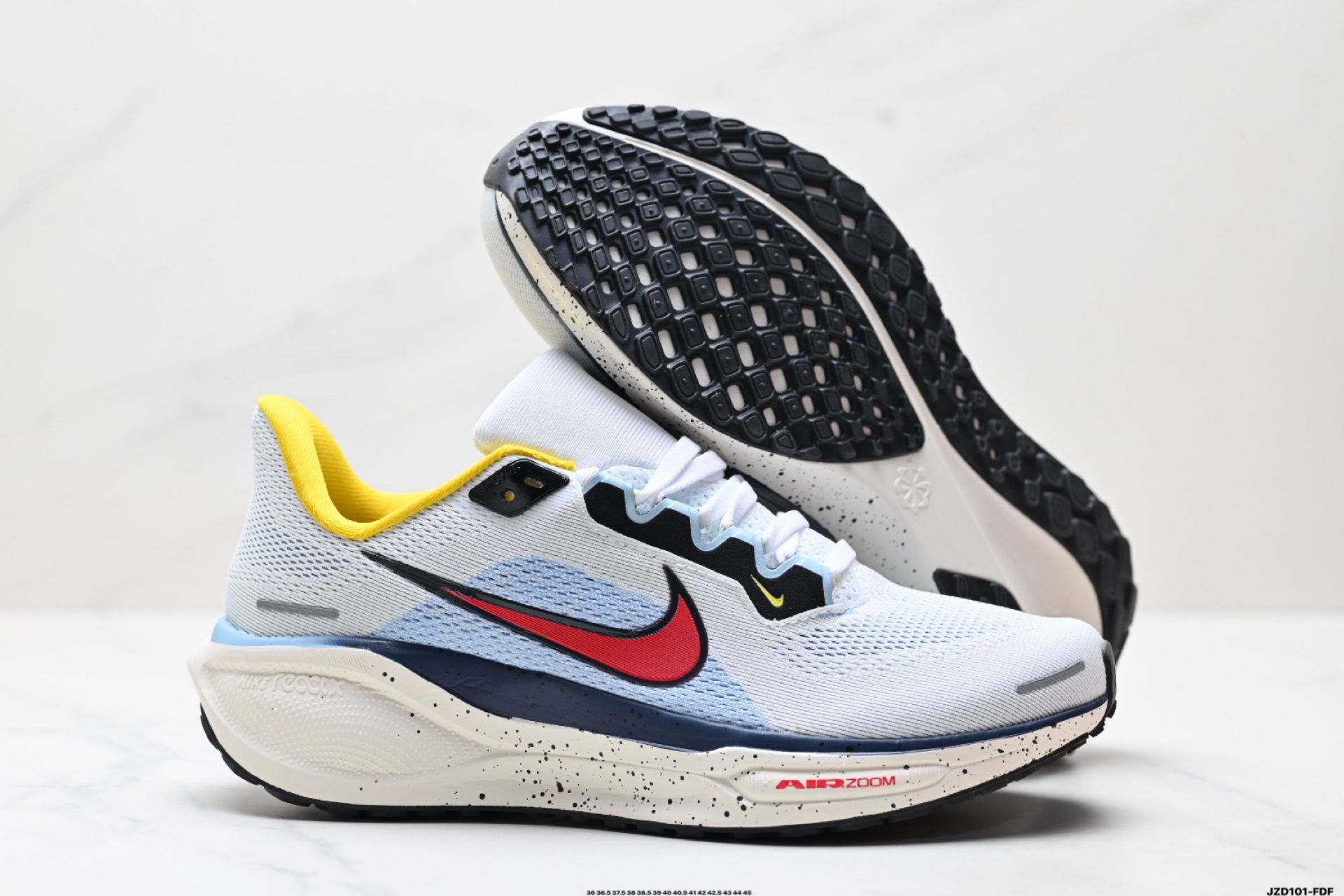 Nike Air Zoom Pegasus 41 White/Red Running Shoes - HJ9068-100 6 i1746378417776 3721 0 4