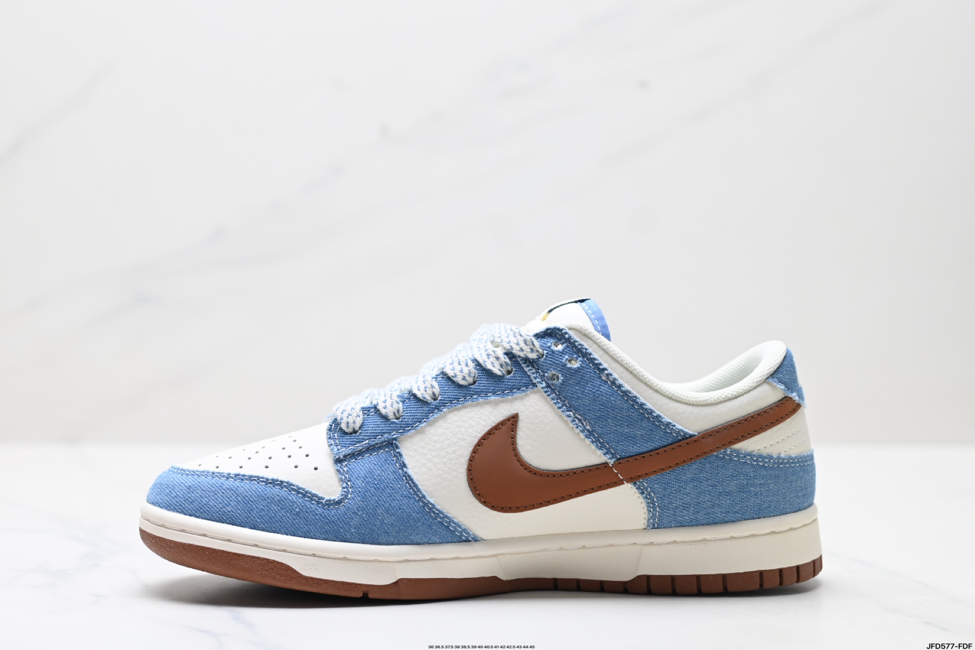 Nike Dunk Low Retro Casual Skateboarding Shoes - Light Blue/Brown 4 i1746378743062 3468 0 2