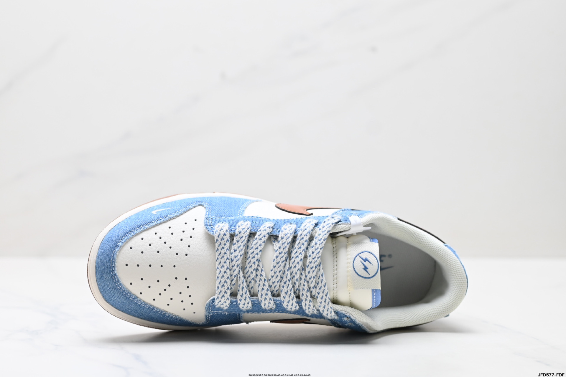 Nike Dunk Low Retro Casual Skateboarding Shoes - Light Blue/Brown 3 i1746378743064 2472 0 1