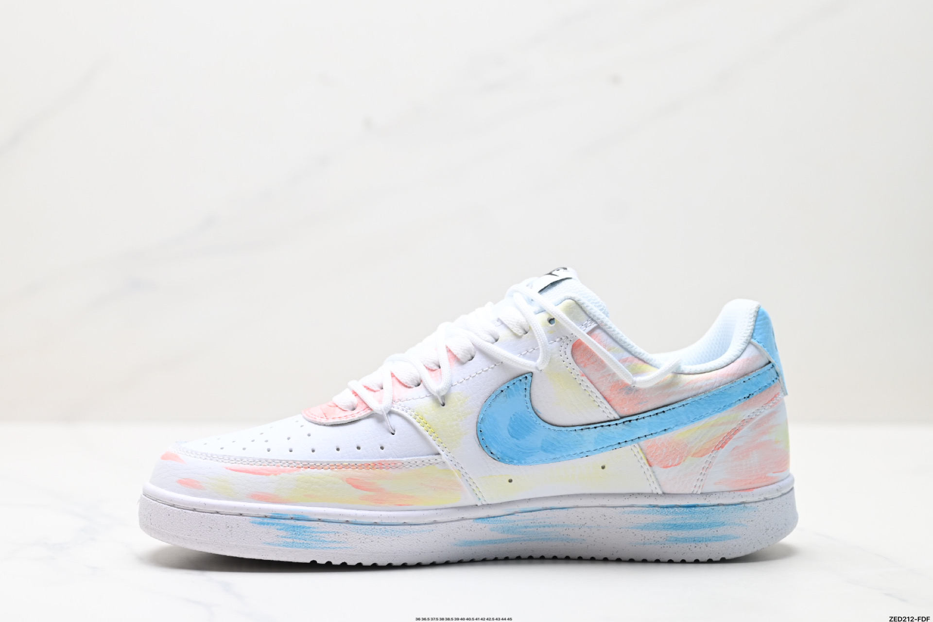 NIKE COURT VISION LO ‘DIY’定制 低帮百搭 透气休闲运动板鞋 DH2987-212