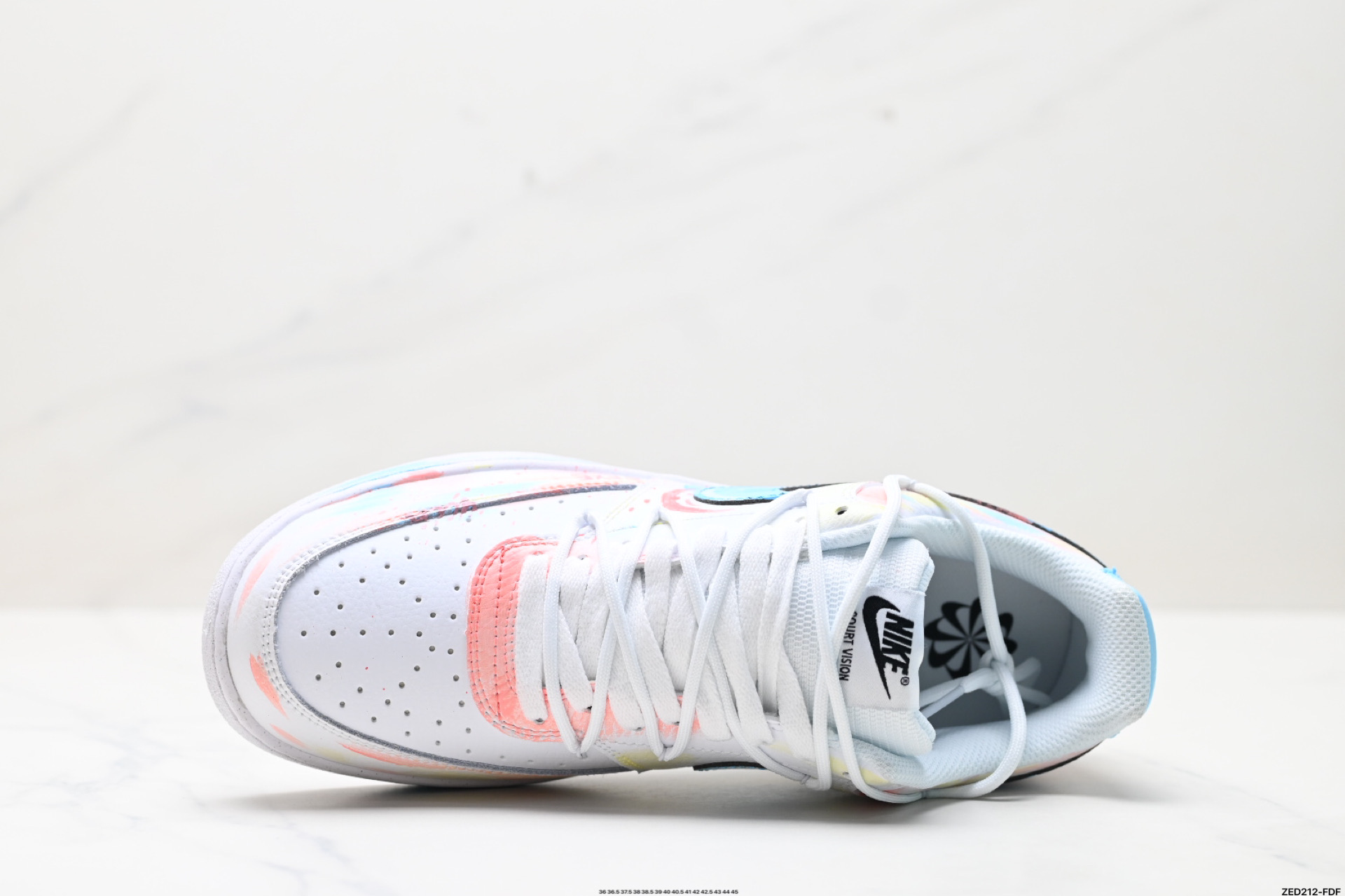 NIKE COURT VISION LO ‘DIY’定制 低帮百搭 透气休闲运动板鞋 DH2987-212
