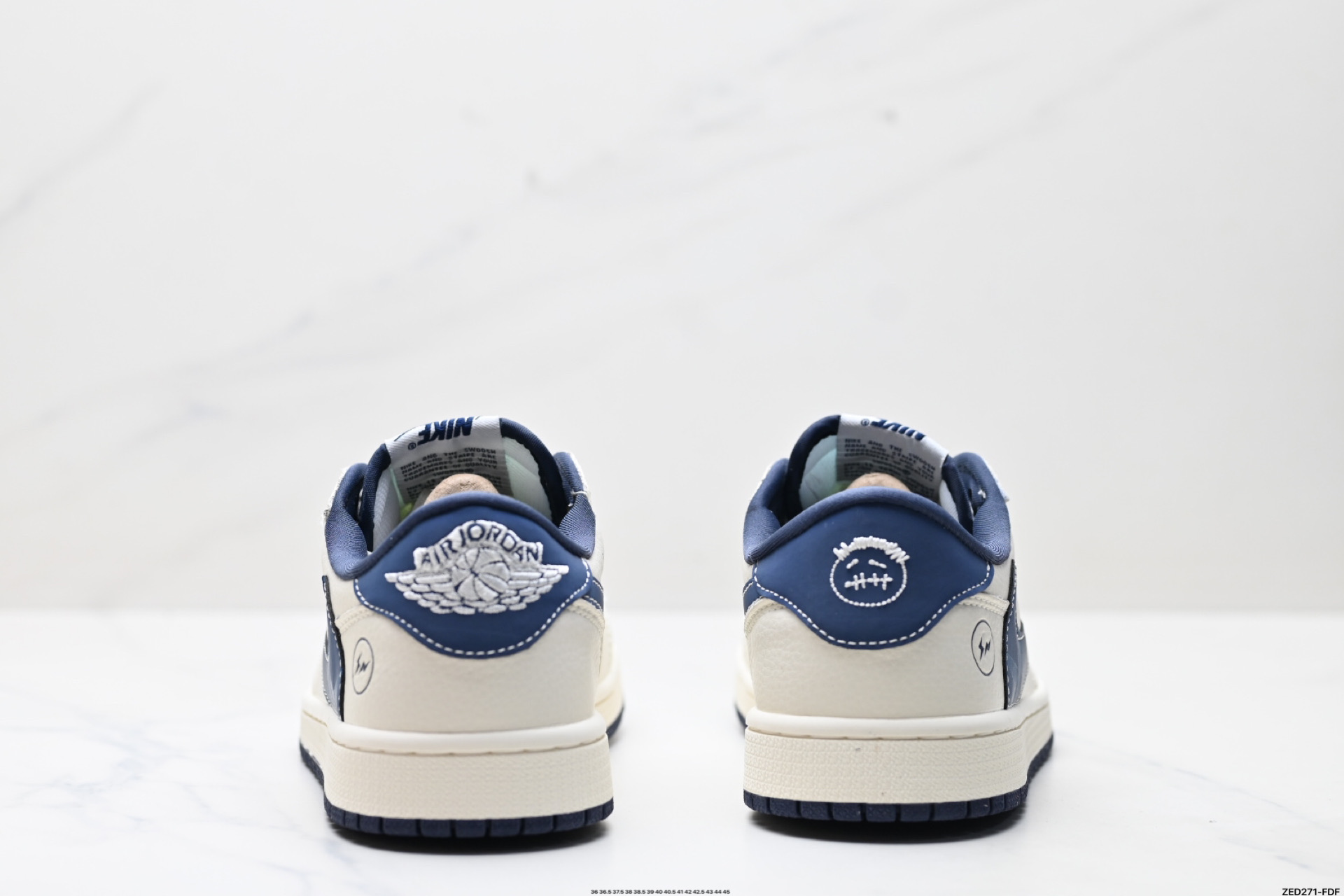 270 AJ1倒勾Travis Scott x Air Jordan 1 ” Reverse Mocha “ AJ1乔1 TS 闪电 联名倒钩 低帮文化篮球鞋 LD2025-022