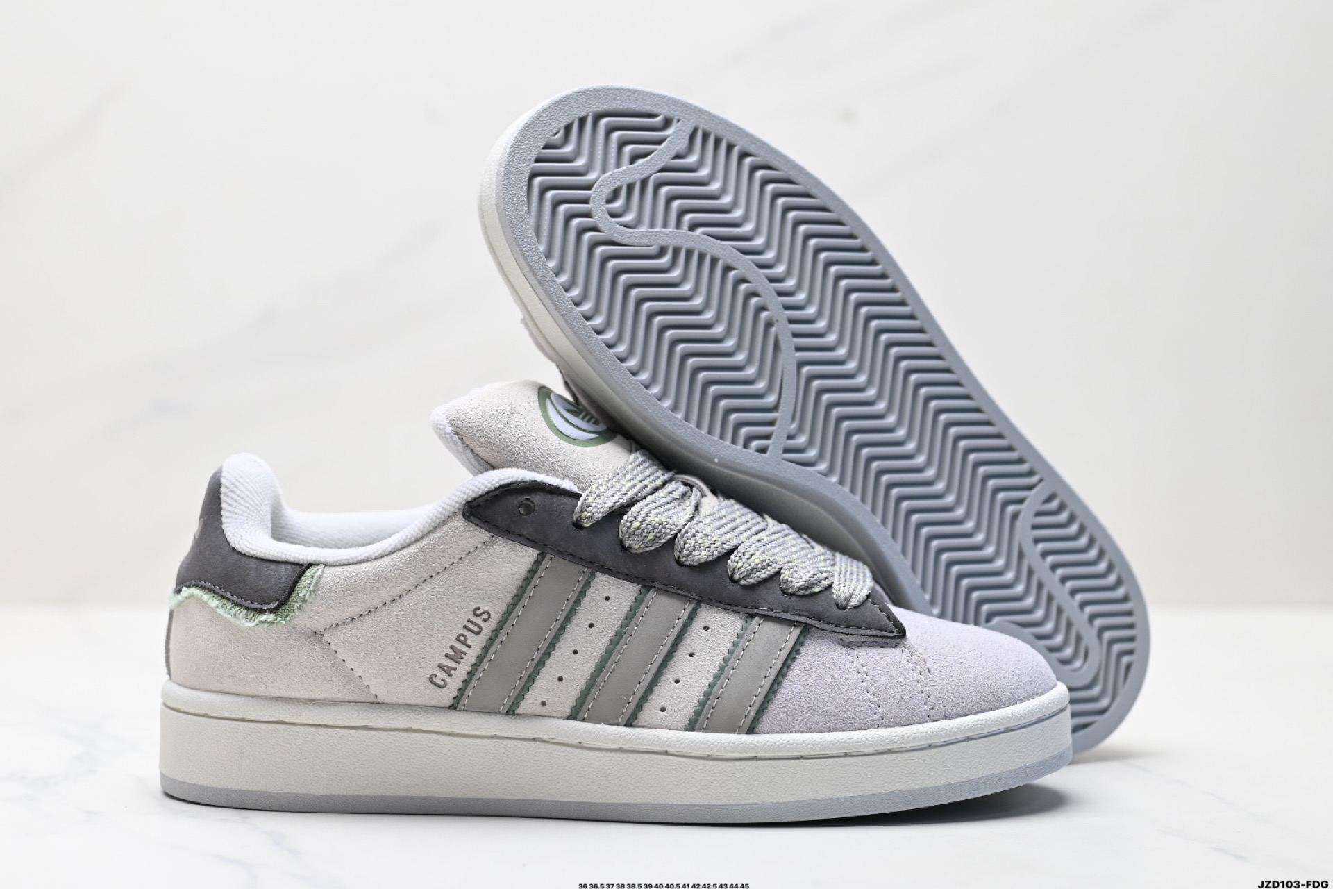 阿迪达斯Adidas Originals Campus 00s Beta 学院系列 面包风经典复古低帮百搭休闲运动板鞋 JR0106