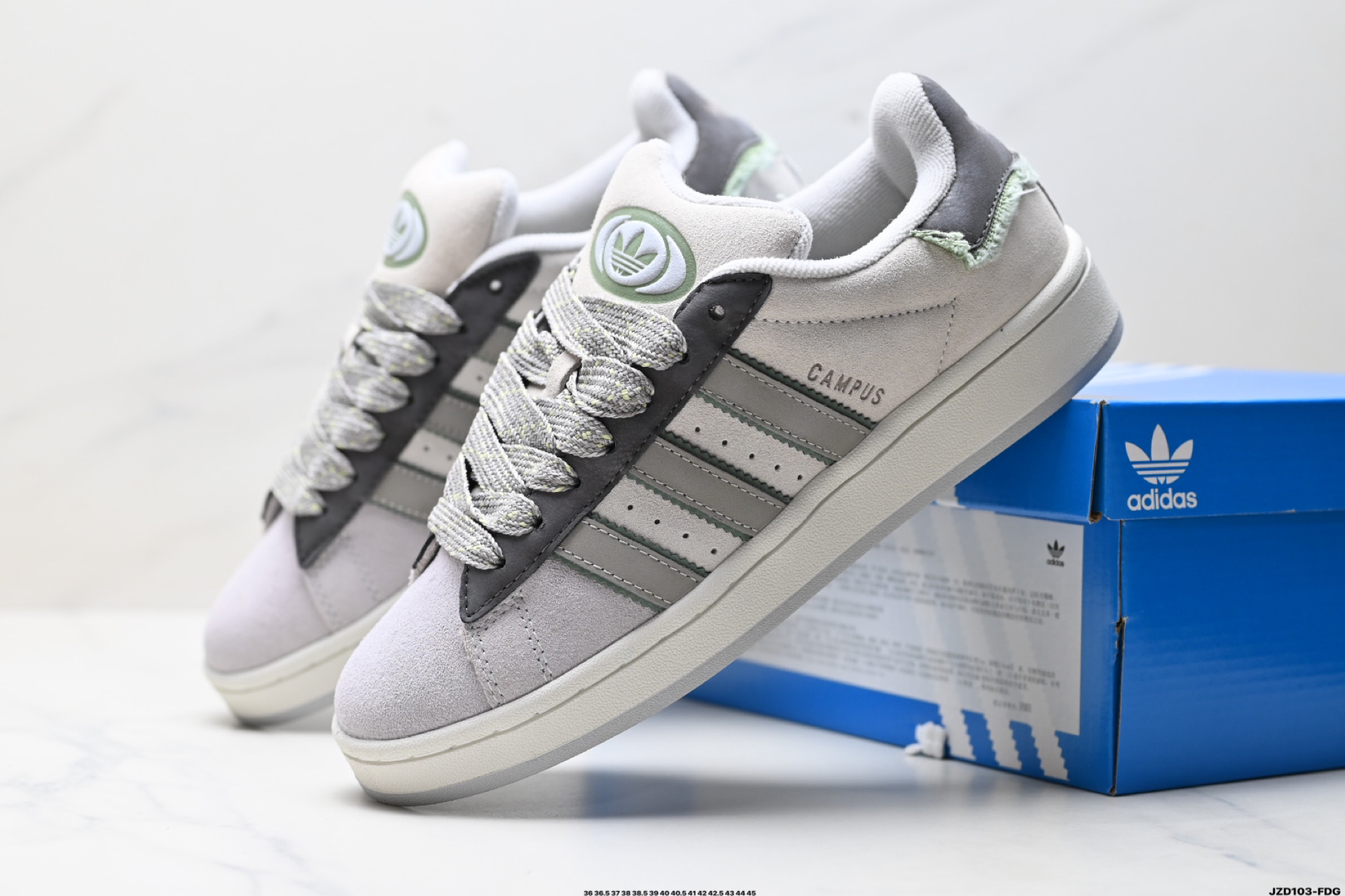 阿迪达斯Adidas Originals Campus 00s Beta 学院系列 面包风经典复古低帮百搭休闲运动板鞋 JR0106