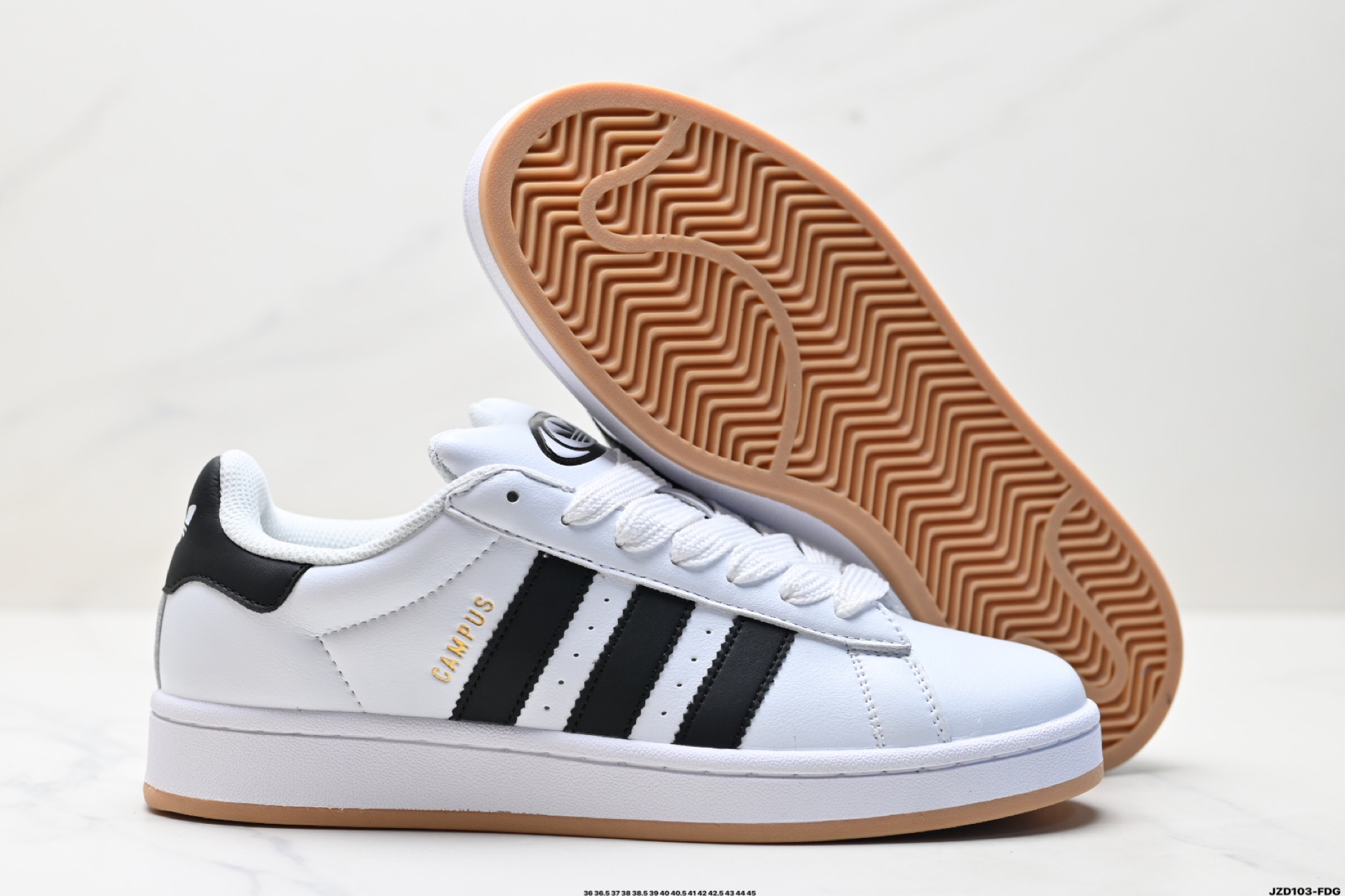 阿迪达斯Adidas Originals Campus 00s Beta 学院系列 面包风经典复古低帮百搭休闲运动板鞋 JR0106