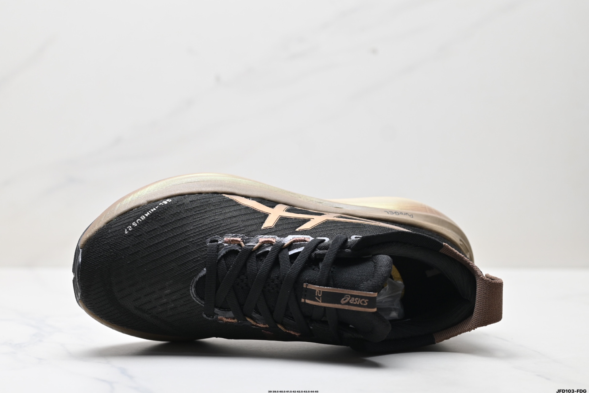 Asics Gel-Nimbus 27 舒适防滑耐磨低帮休闲跑步鞋 1011C095-001