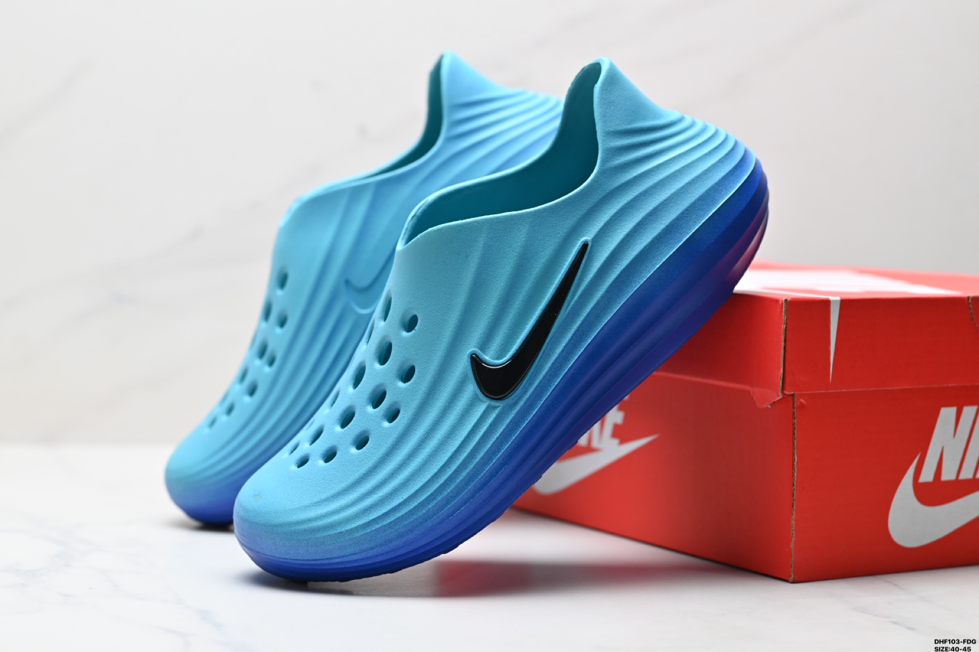 Nike ReactX REJUVEN8 Blue EVA Foam Lightweight Comfortable Clogs 11 i1746462042893 6479 0 4