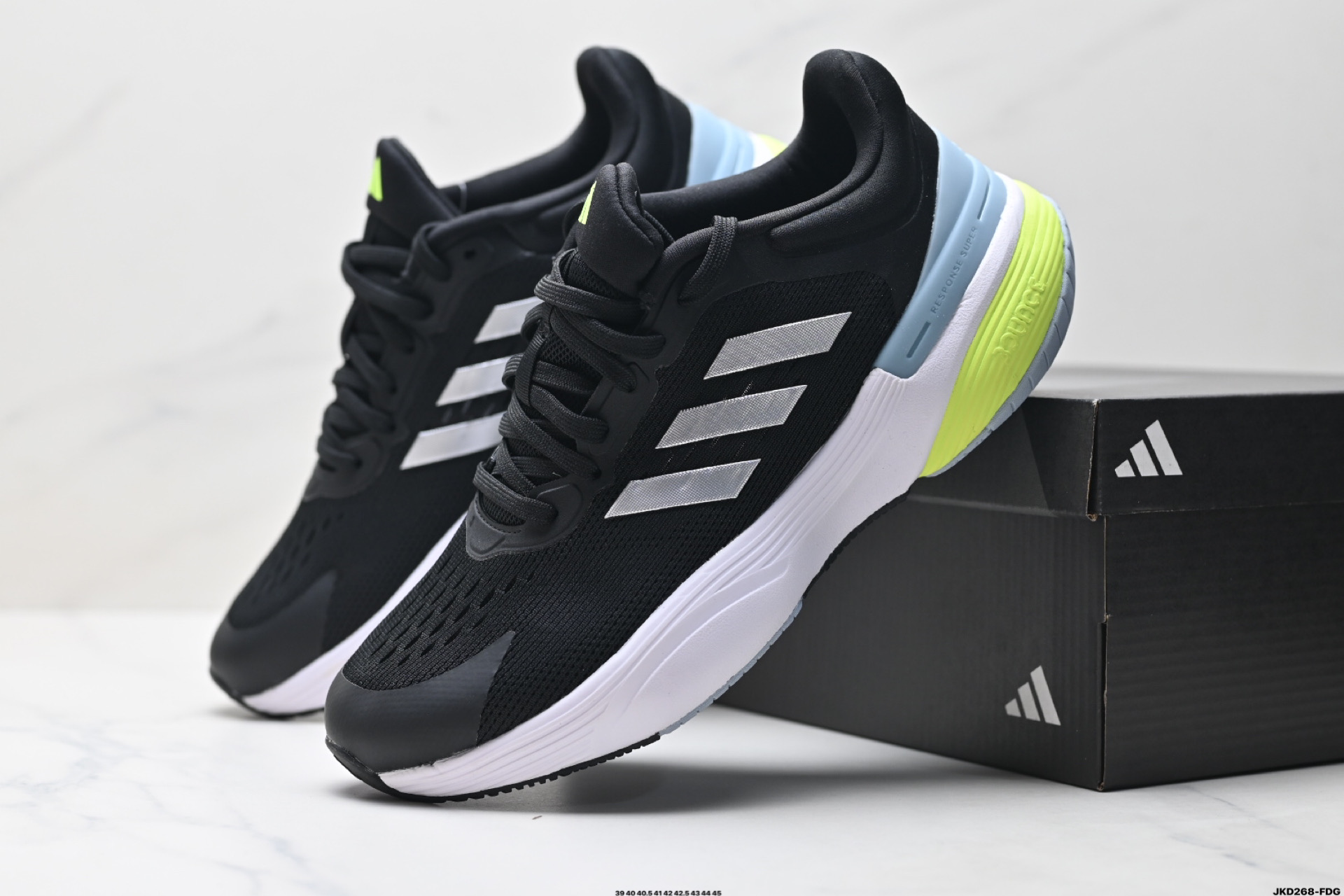 Adidas Response Super 3.0 Black Running Shoes - Cushioned, Breathable 3 i1746462567110 22 0 7