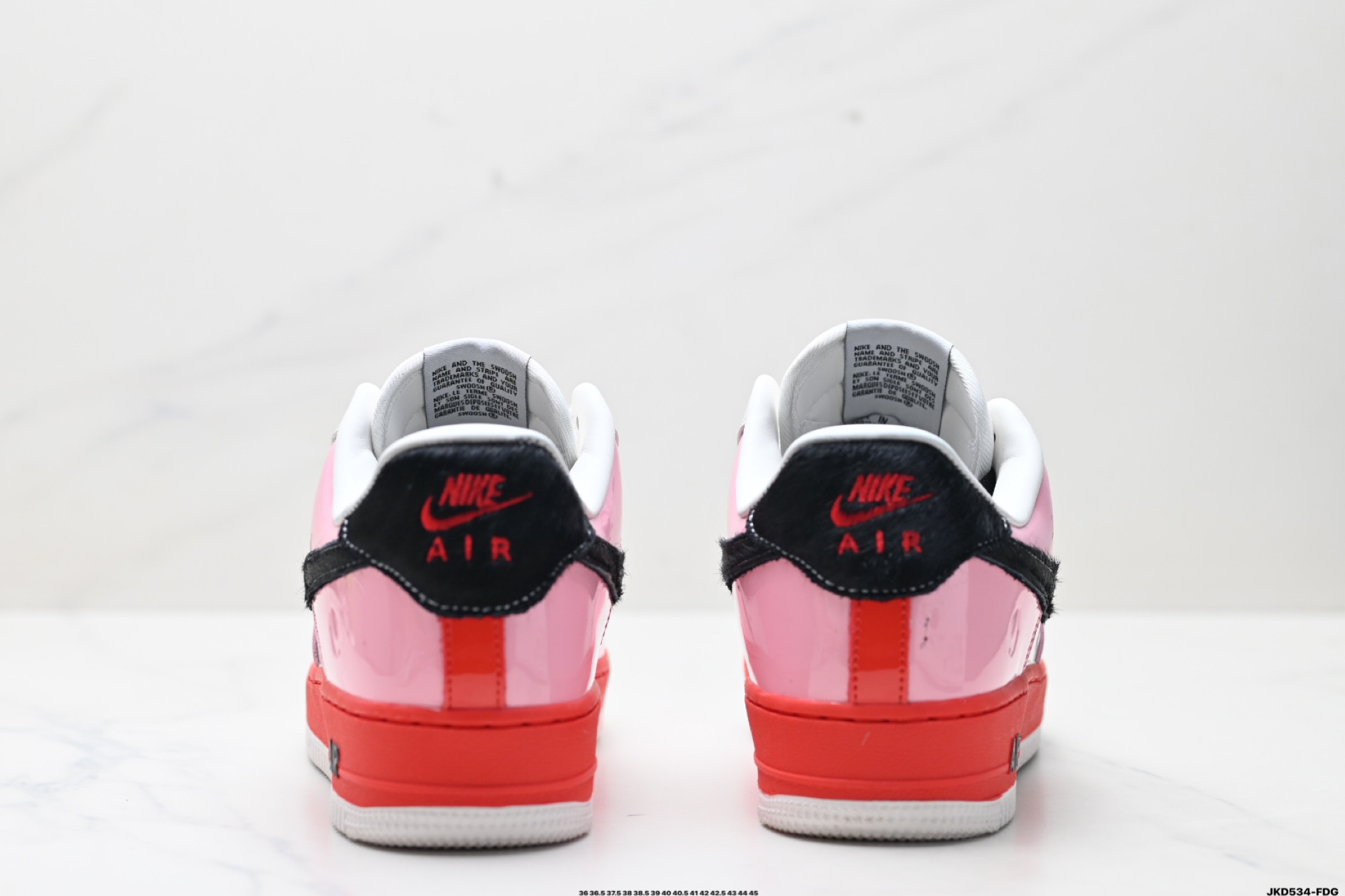 Nike Air Force 1 '07 Low Casual Sneakers - Pink, Red, and Black Accents 7 i1746462825543 1049 0 5