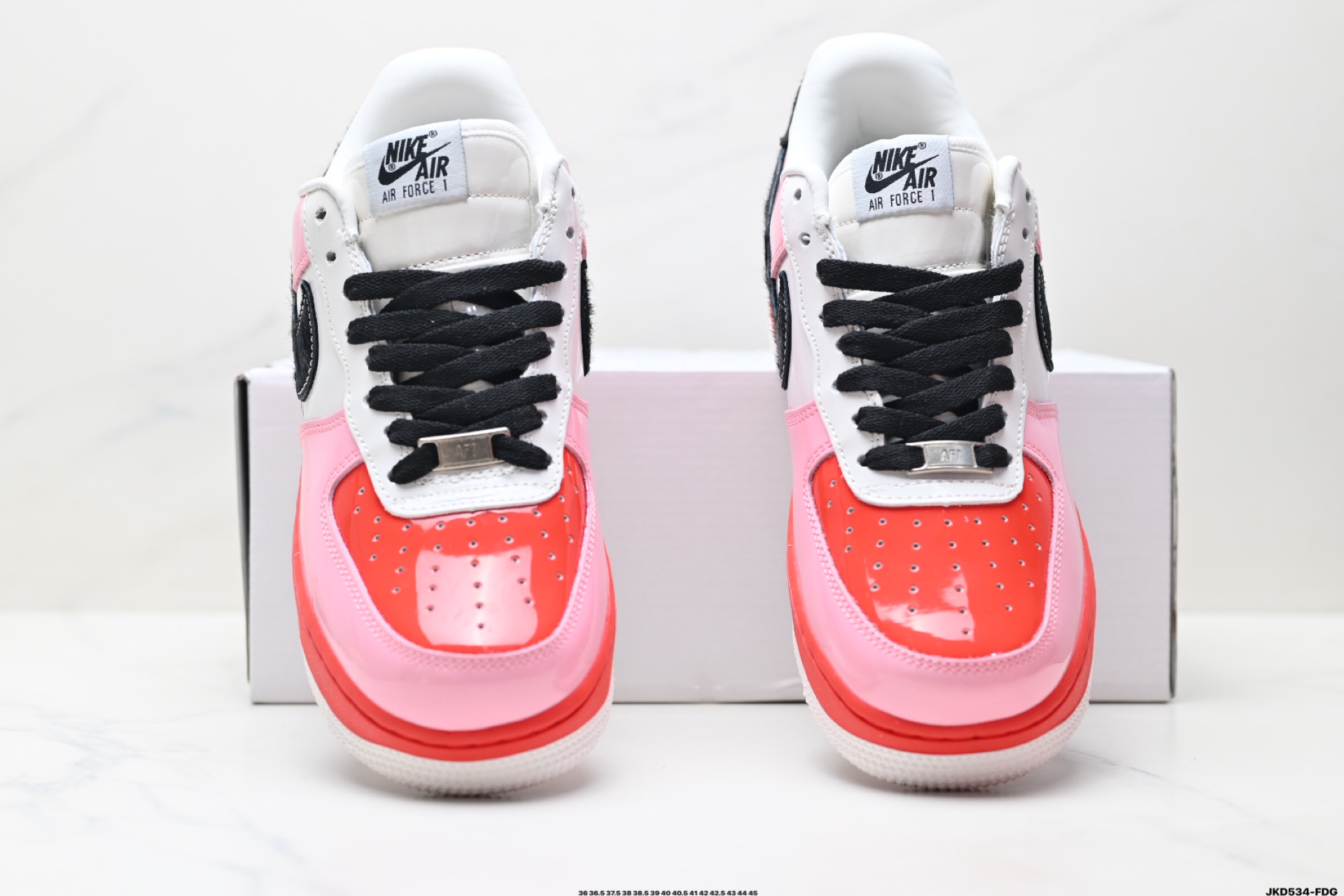 Nike Air Force 1 '07 Low Casual Sneakers - Pink, Red, and Black Accents 8 i1746462826709 9446 0 6
