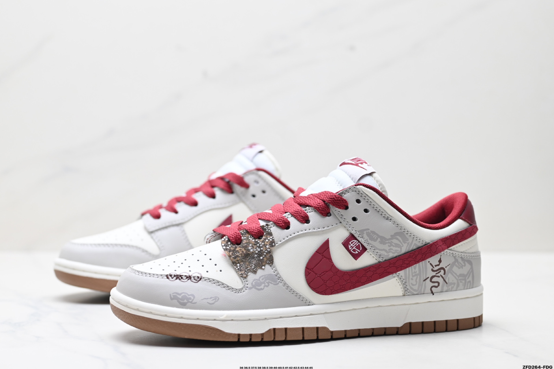 290 Nike Dunk Low Retro ‘DIY高端定制’耐克 低帮休闲运动板鞋 FB7160-161