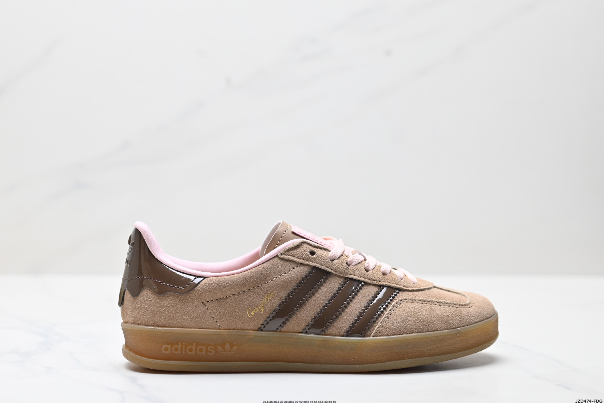 adidas Originals Gazelle INdoor 三叶草休闲防滑耐磨低帮板鞋 JR8028