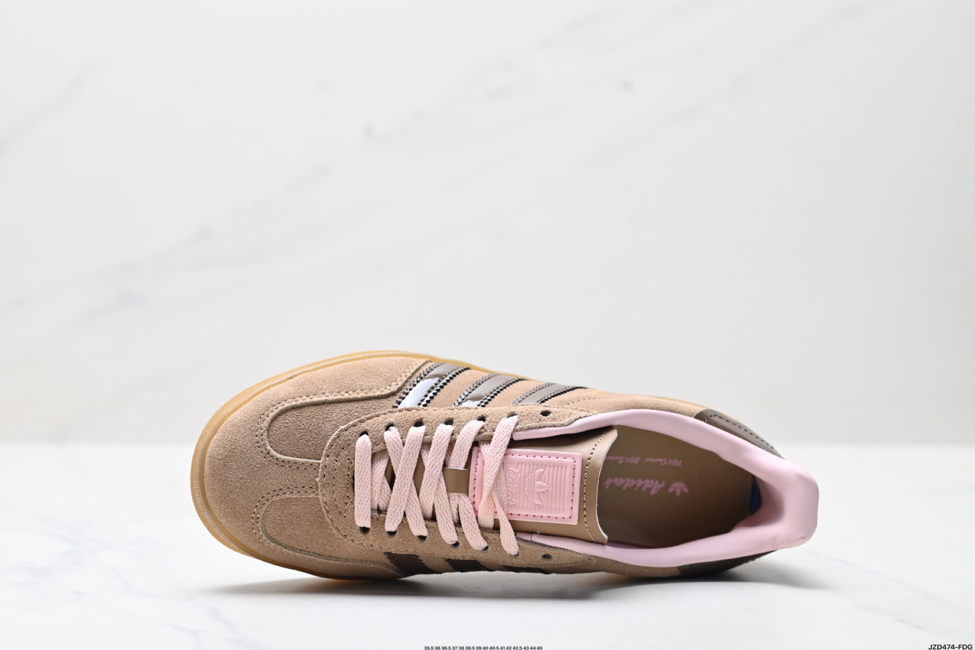 adidas Originals Gazelle INdoor 三叶草休闲防滑耐磨低帮板鞋 JR8028