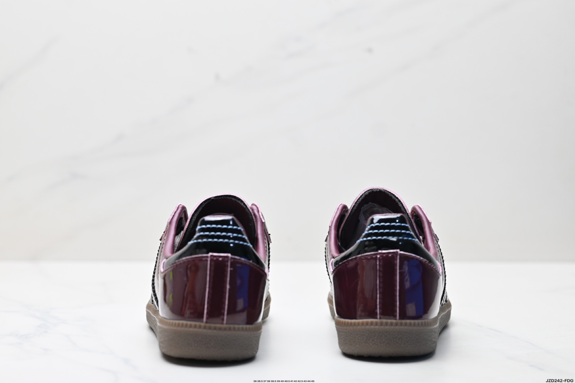 Adidas Originals Samba Burgundy Patent Leather Low-Top Sneakers JQ0013 7 i1746464290772 5652 0 5