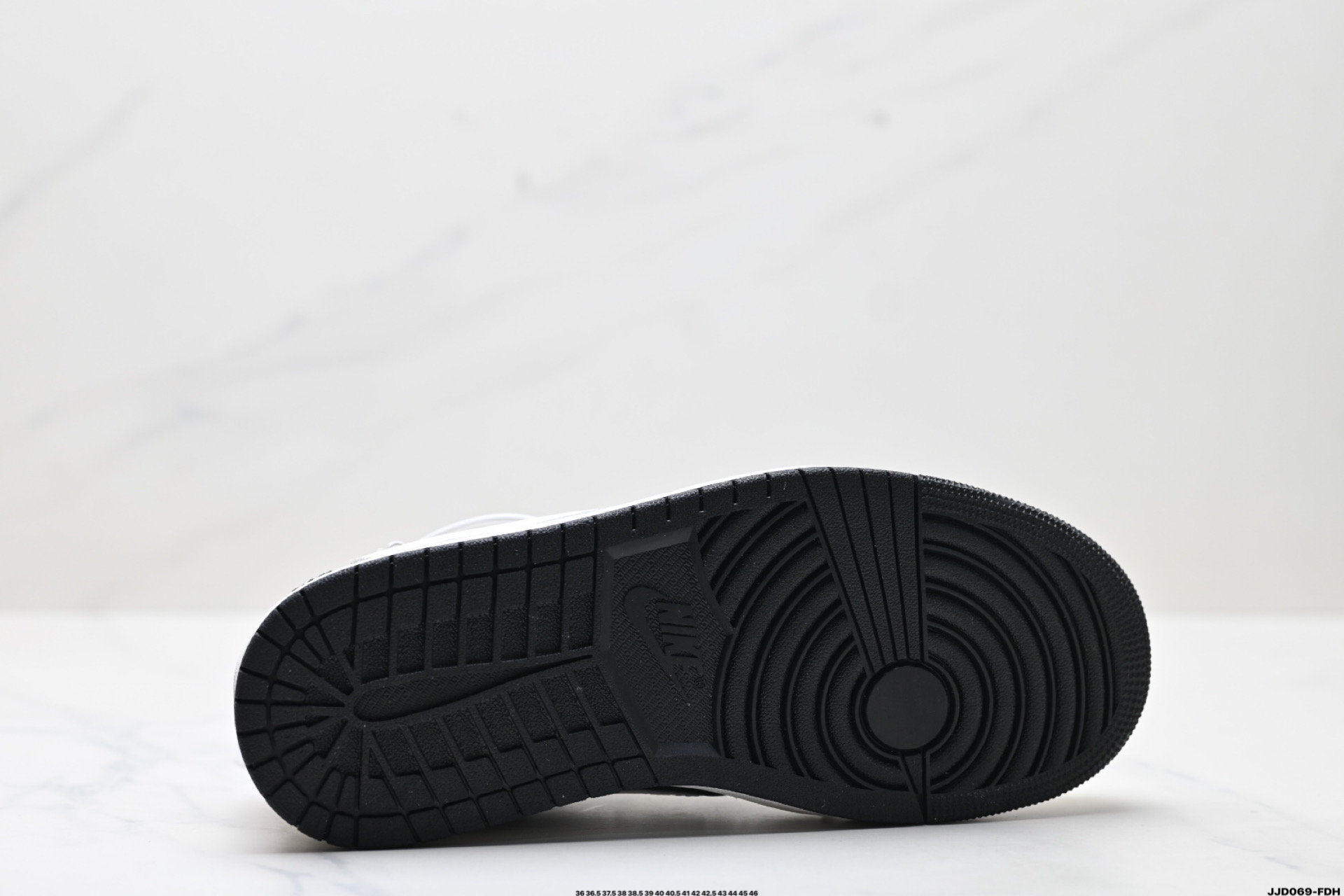 Burberry x Air Jordan 1 Low-Top Sneakers - Black & White Leather Shoes 10 i1746548310218 7502 0 8