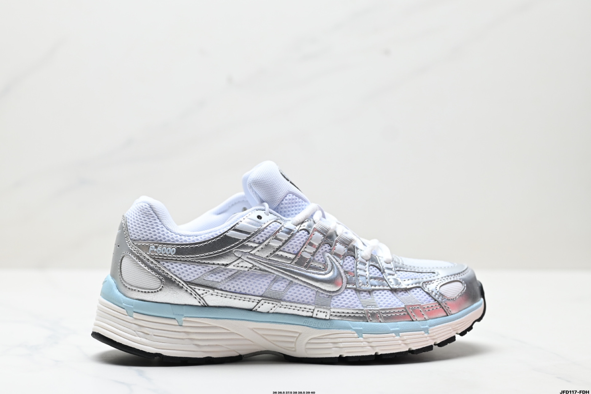 Nike P-6000 Women's Running Shoes Silver White Retro Sneakers BV1021-106 2 i1746548715816 7292 0 0