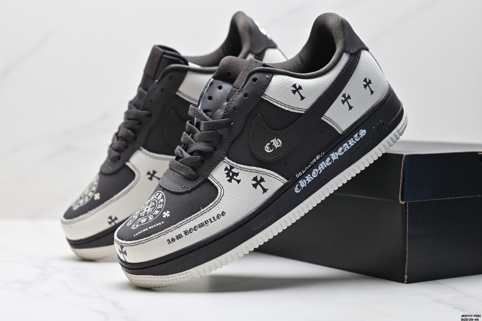 Nike Air Force 1 Low Chrome Hearts Custom Sneakers - Limited Edition 2 i1746548906746 2245 0 7